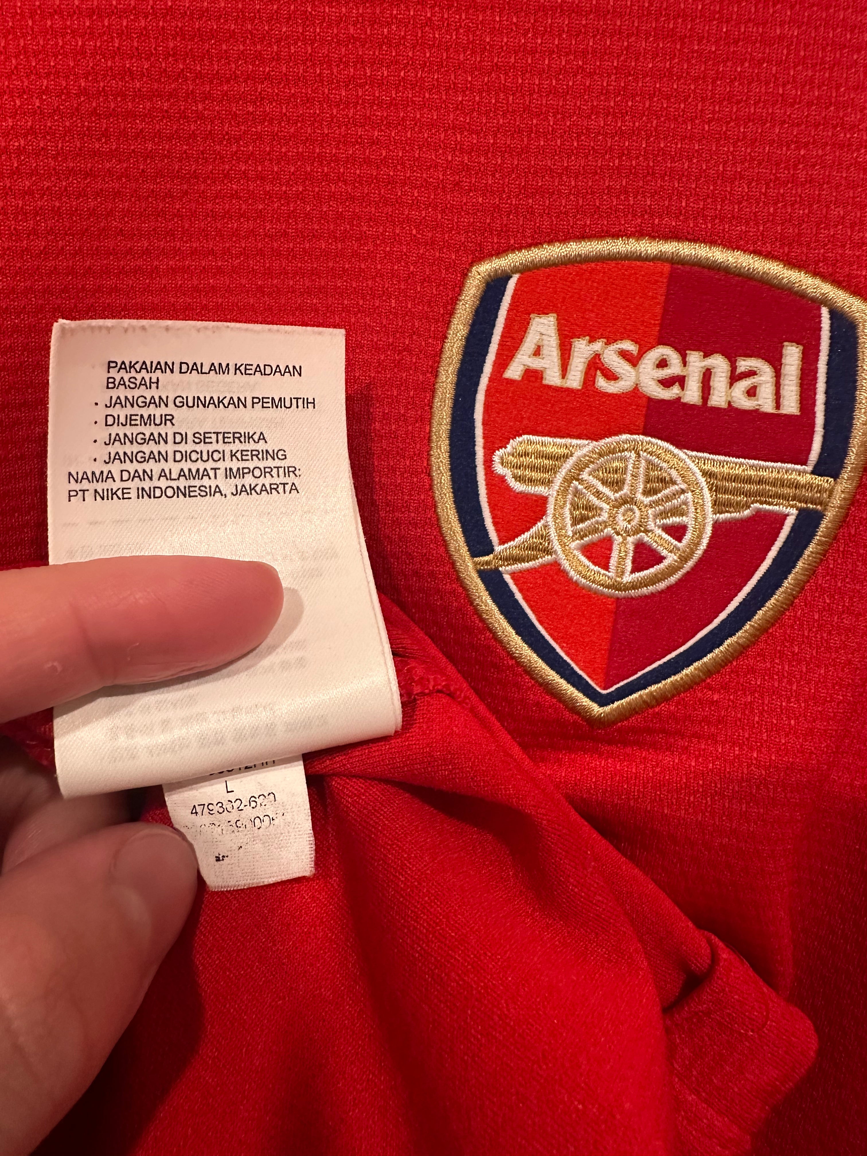 Arsenal 2012-14 Home Soccer Jersey (L)