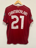 Liverpool 2017-18 Home Soccer Jersey Chamberlain #21 (L)