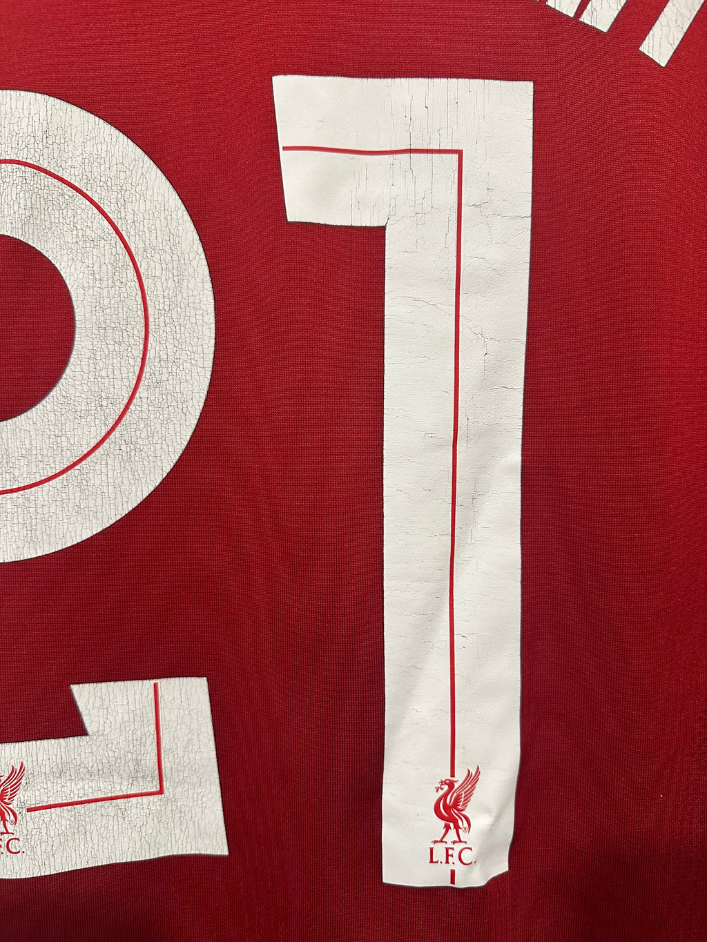 Liverpool 2017-18 Home Soccer Jersey Chamberlain #21 (L)
