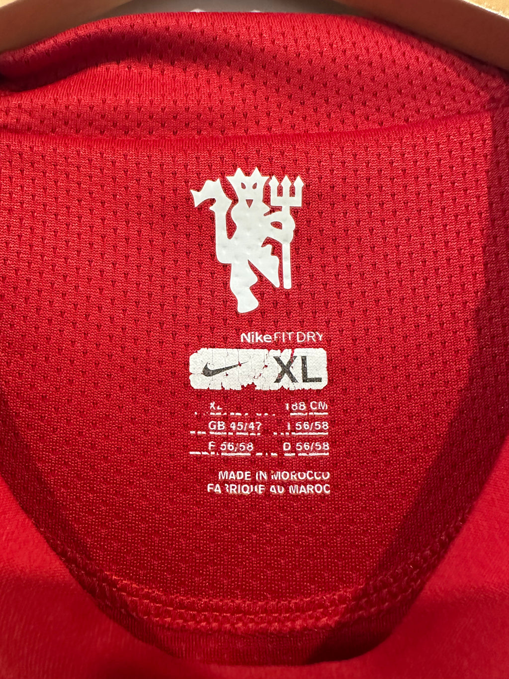 Manchester United 2007-08 Home Soccer Jersey Ronaldo #7 (XL)