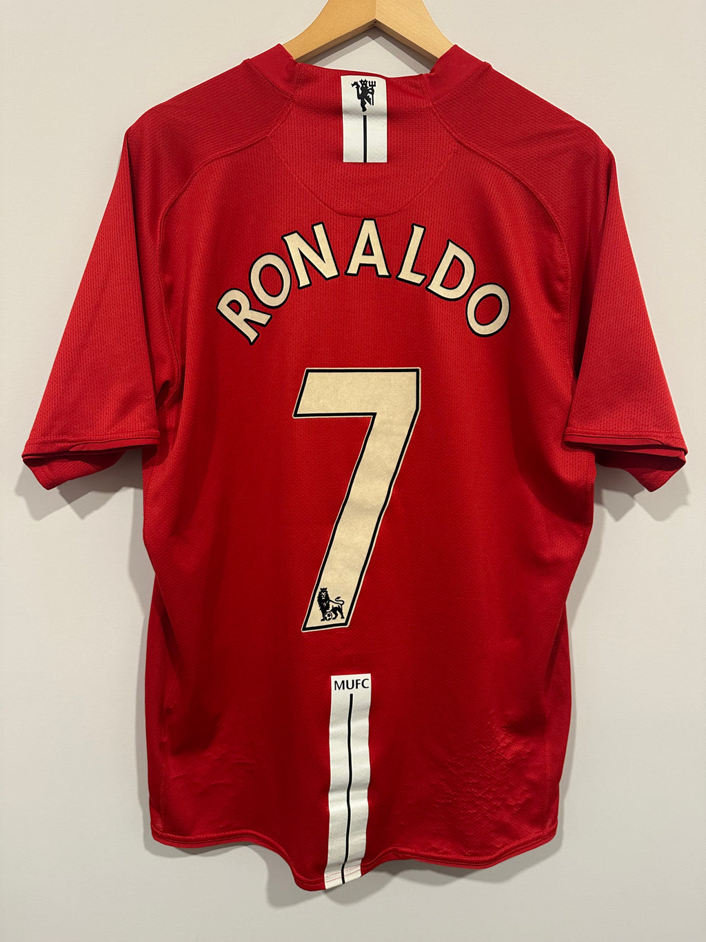 Manchester United 2007-08 Home Soccer Jersey Ronaldo #7 (XL)