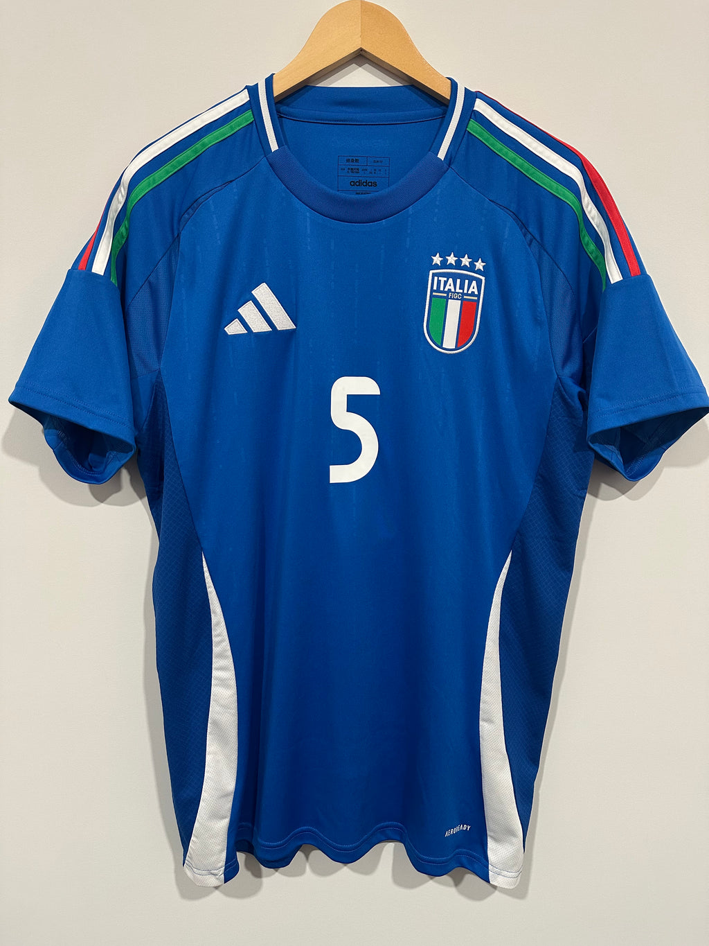 Italy 2024 Home Soccer Jersey Calafiori #5 (L)