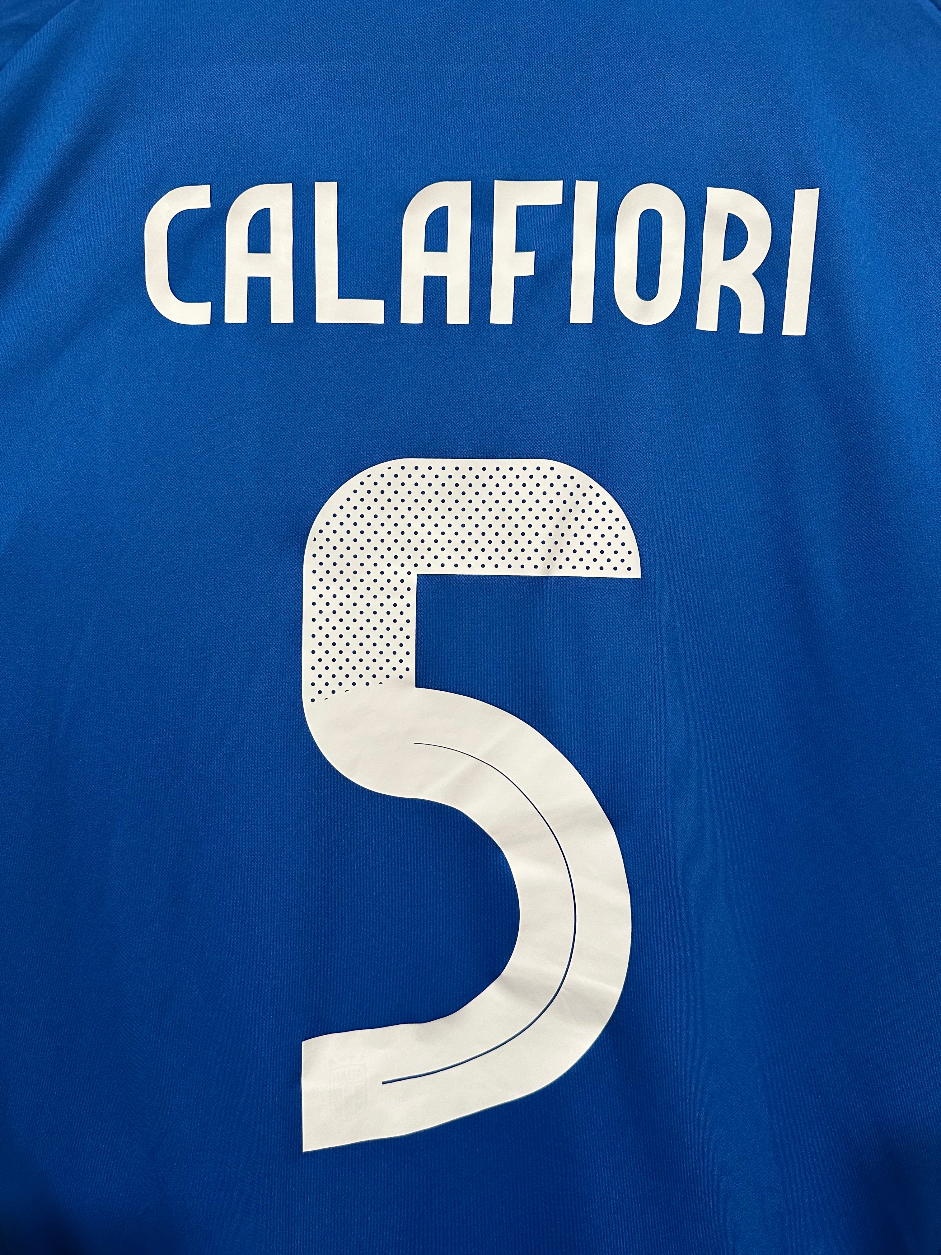 Italy 2024 Home Soccer Jersey Calafiori #5 (L)