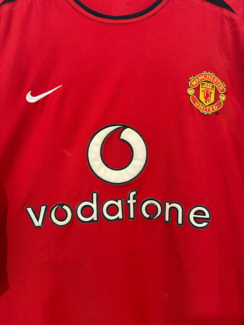 Manchester United 2002-04 Home Soccer Jersey Ronaldo #7 (XL)