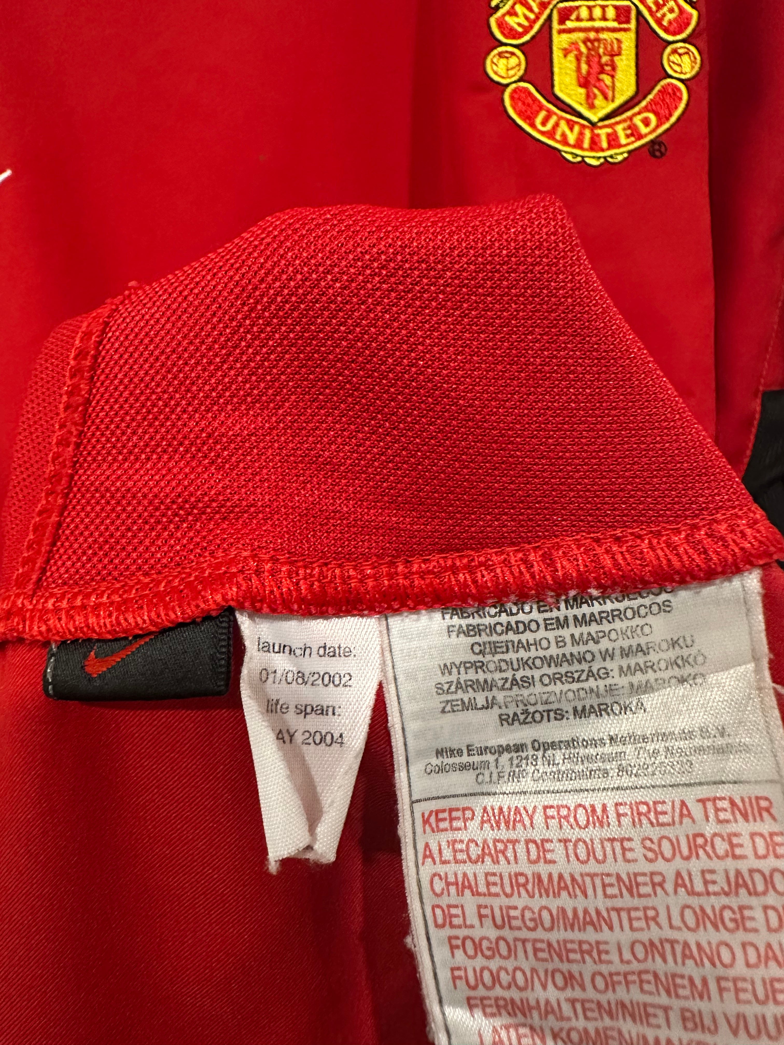 Manchester United 2002-04 Home Soccer Jersey Ronaldo #7 (XL)
