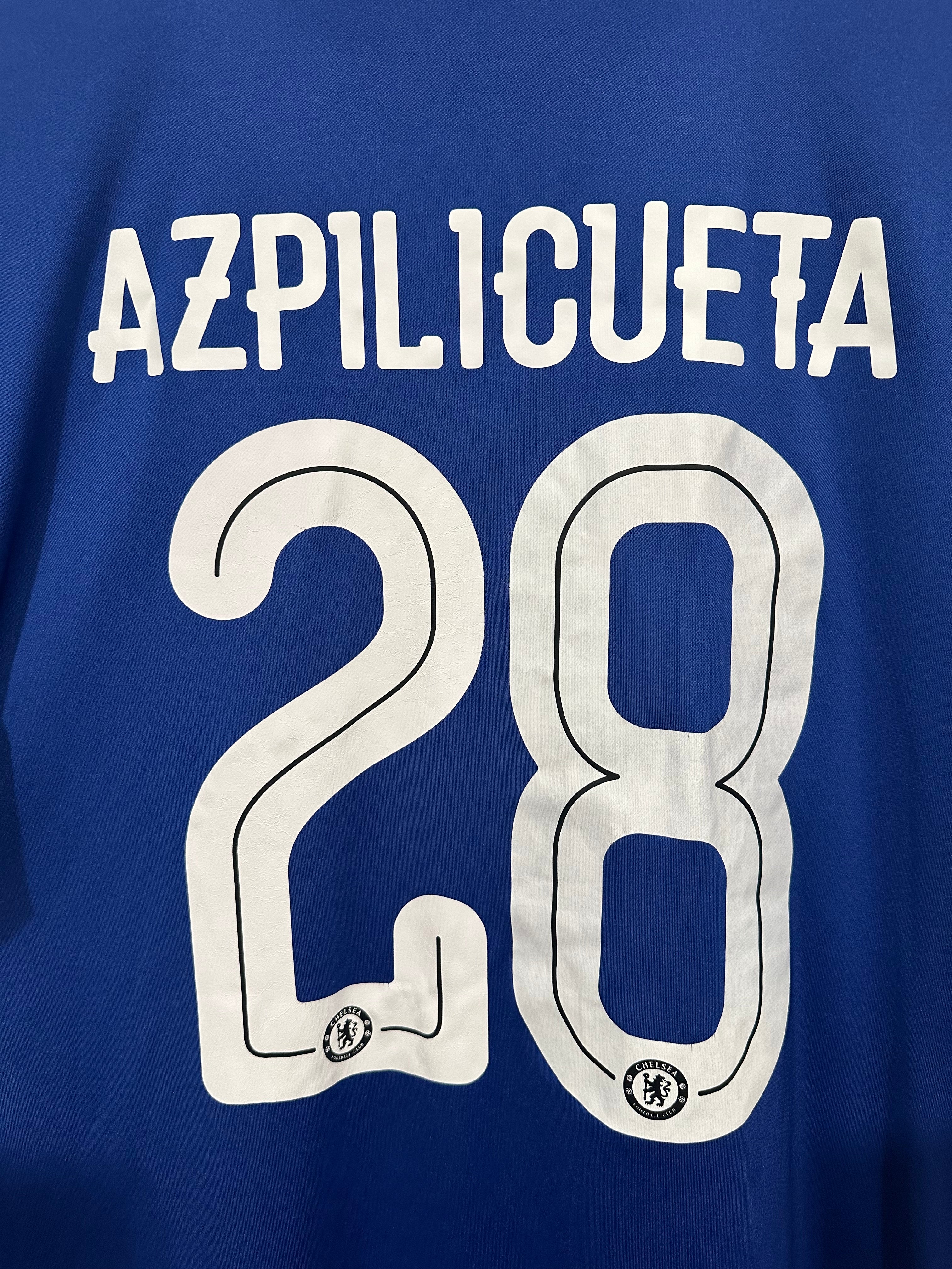 Chelsea 2016-17 Home Soccer Jersey Azpilicueta #28 (L)