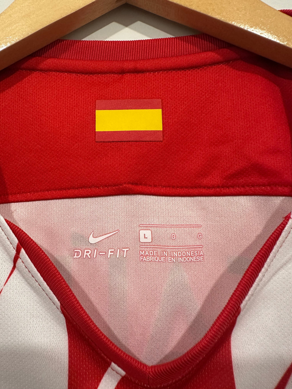 Atlético Madrid 2017-18 Home Soccer Jersey Saúl #8 (L)