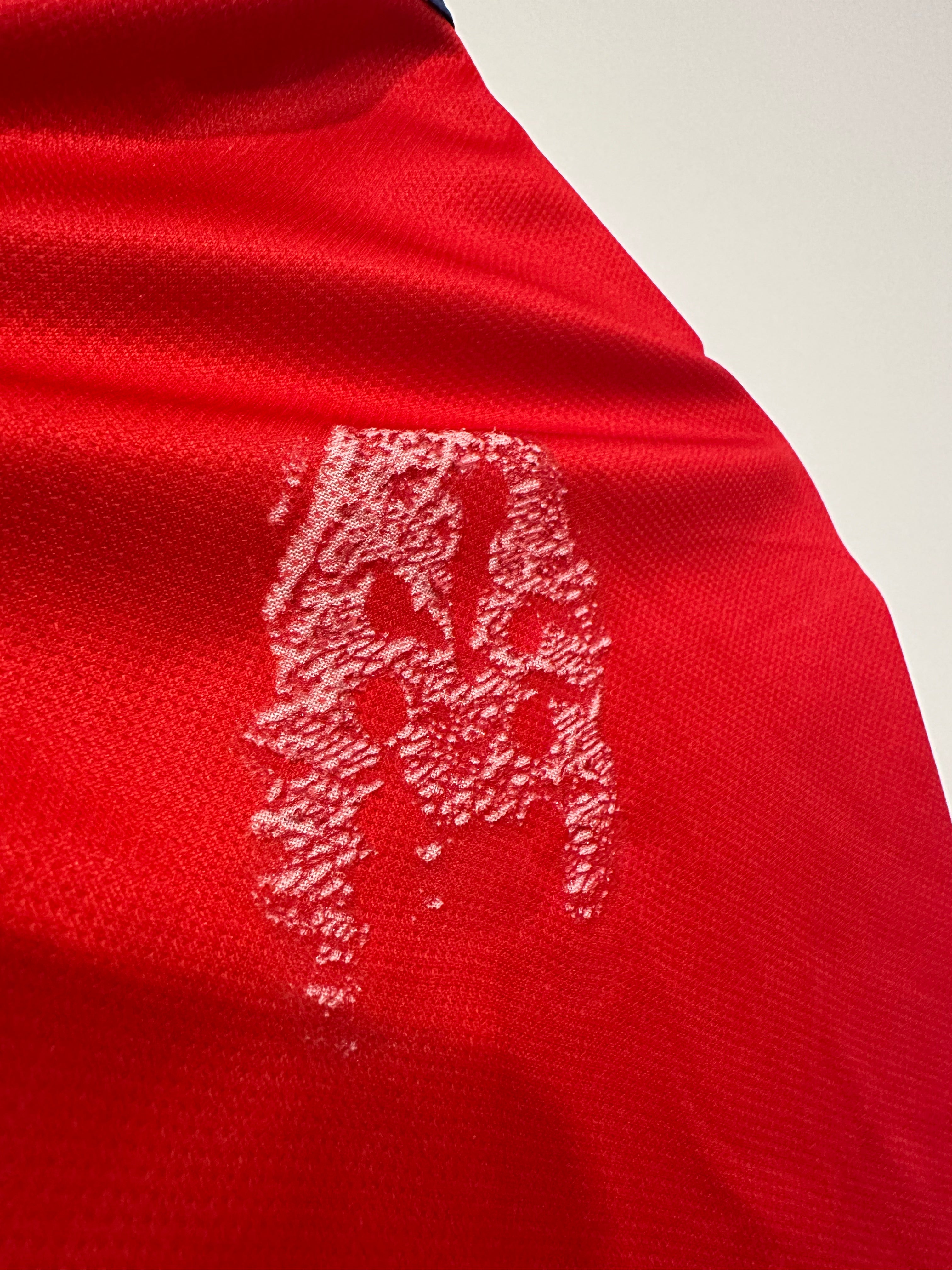 Atlético Madrid 2017-18 Home Soccer Jersey Saúl #8 (L)