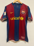 FC Barcelona 2007-08 Home Soccer Jersey (S)