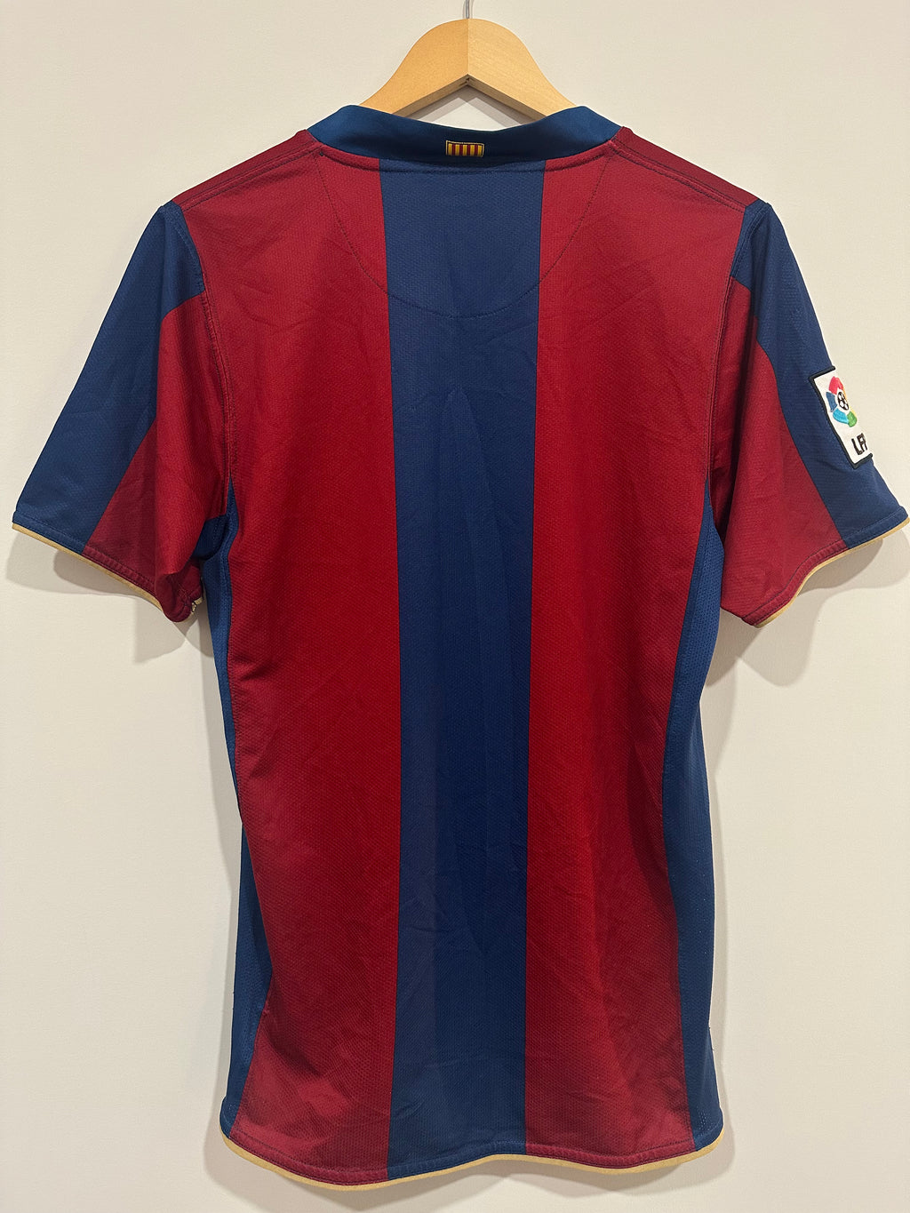 FC Barcelona 2007-08 Home Soccer Jersey (S)