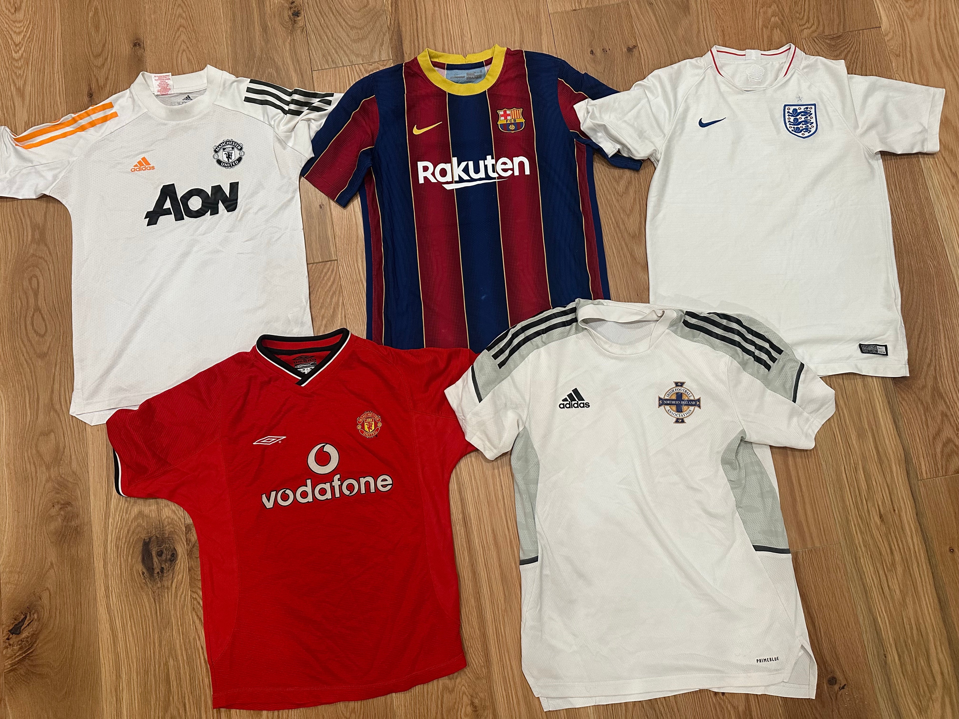 Bundle of 5 Youth Soccer Jerseys
