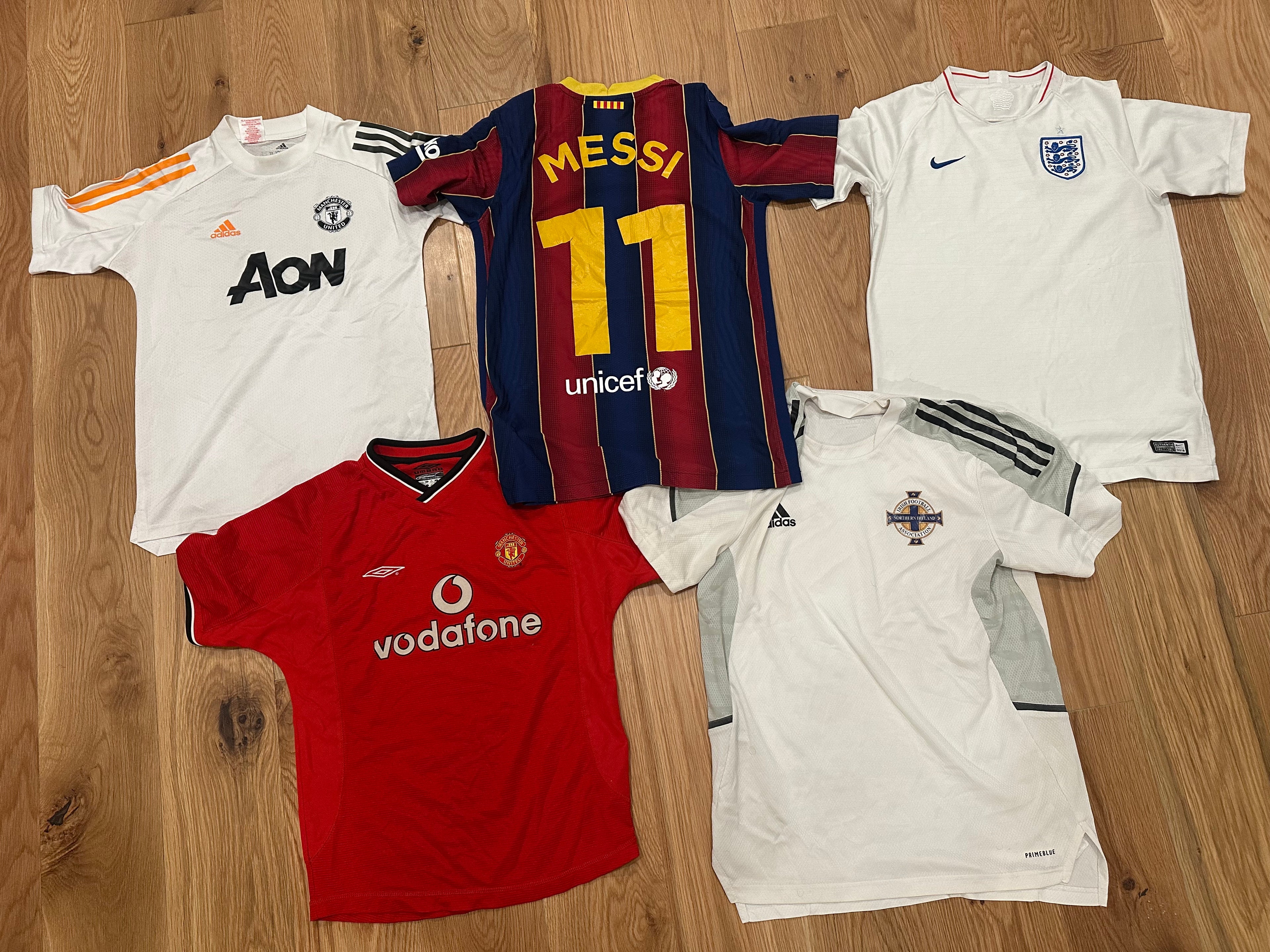 Bundle of 5 Youth Soccer Jerseys