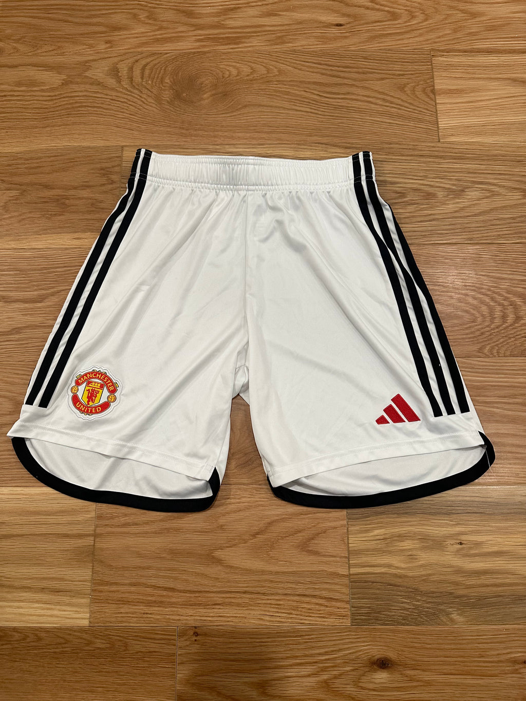 Manchester United 2023-24 White Soccer Shorts (S)