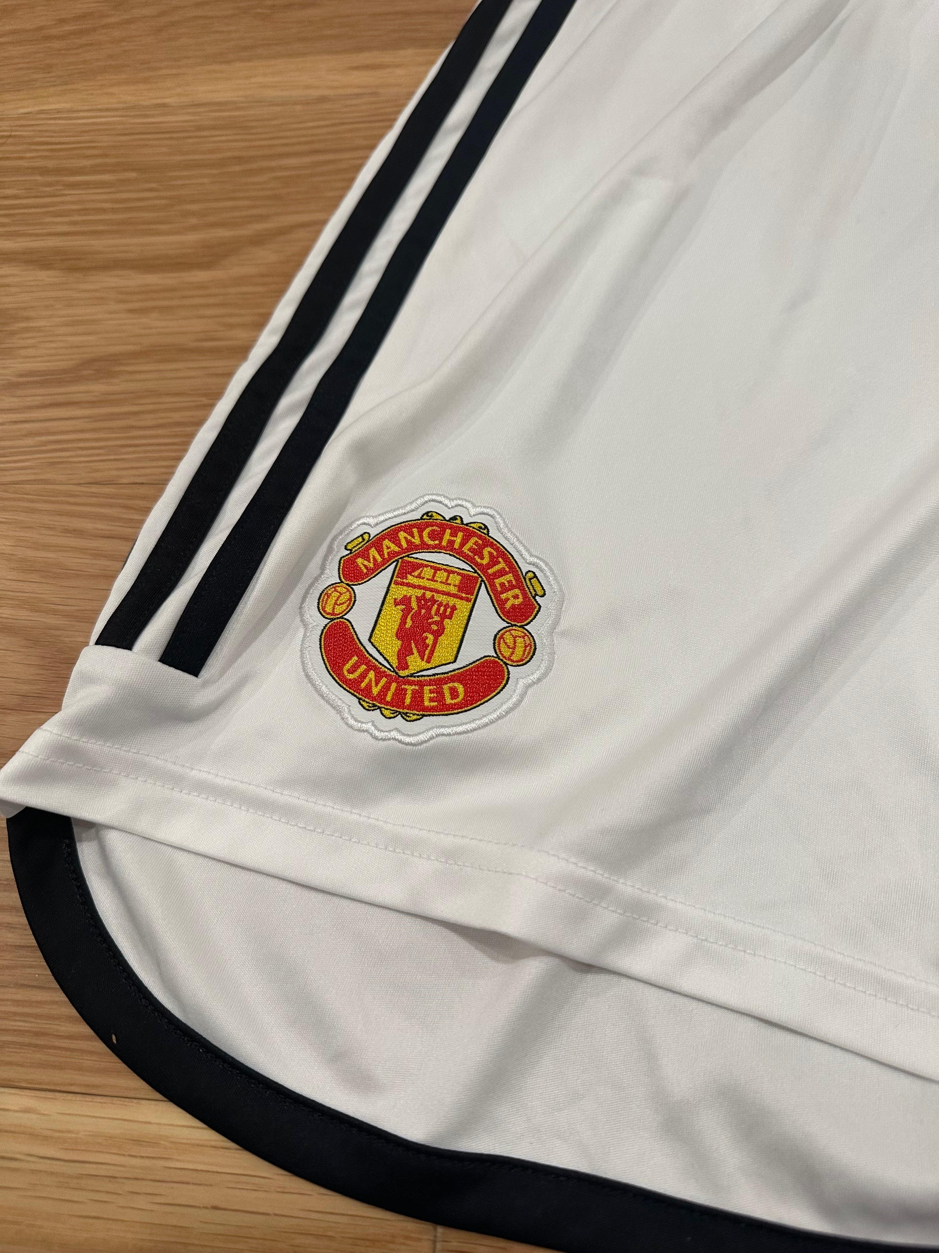 Manchester United 2023-24 White Soccer Shorts (S)