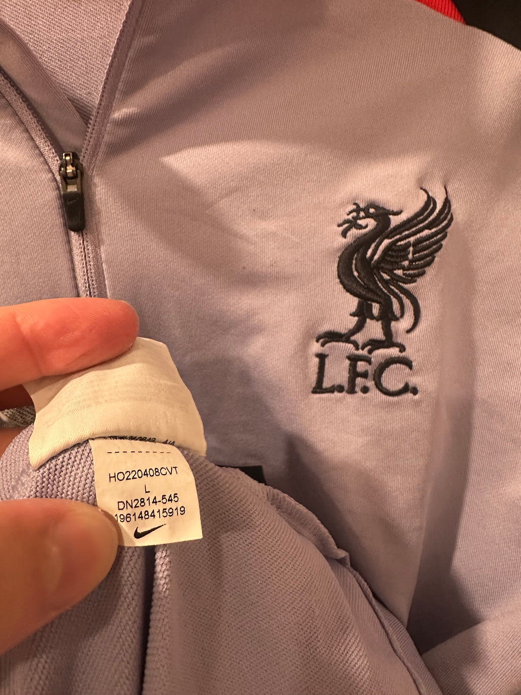 Liverpool 2022-23 Quarter-Zip Training Jacket (L)