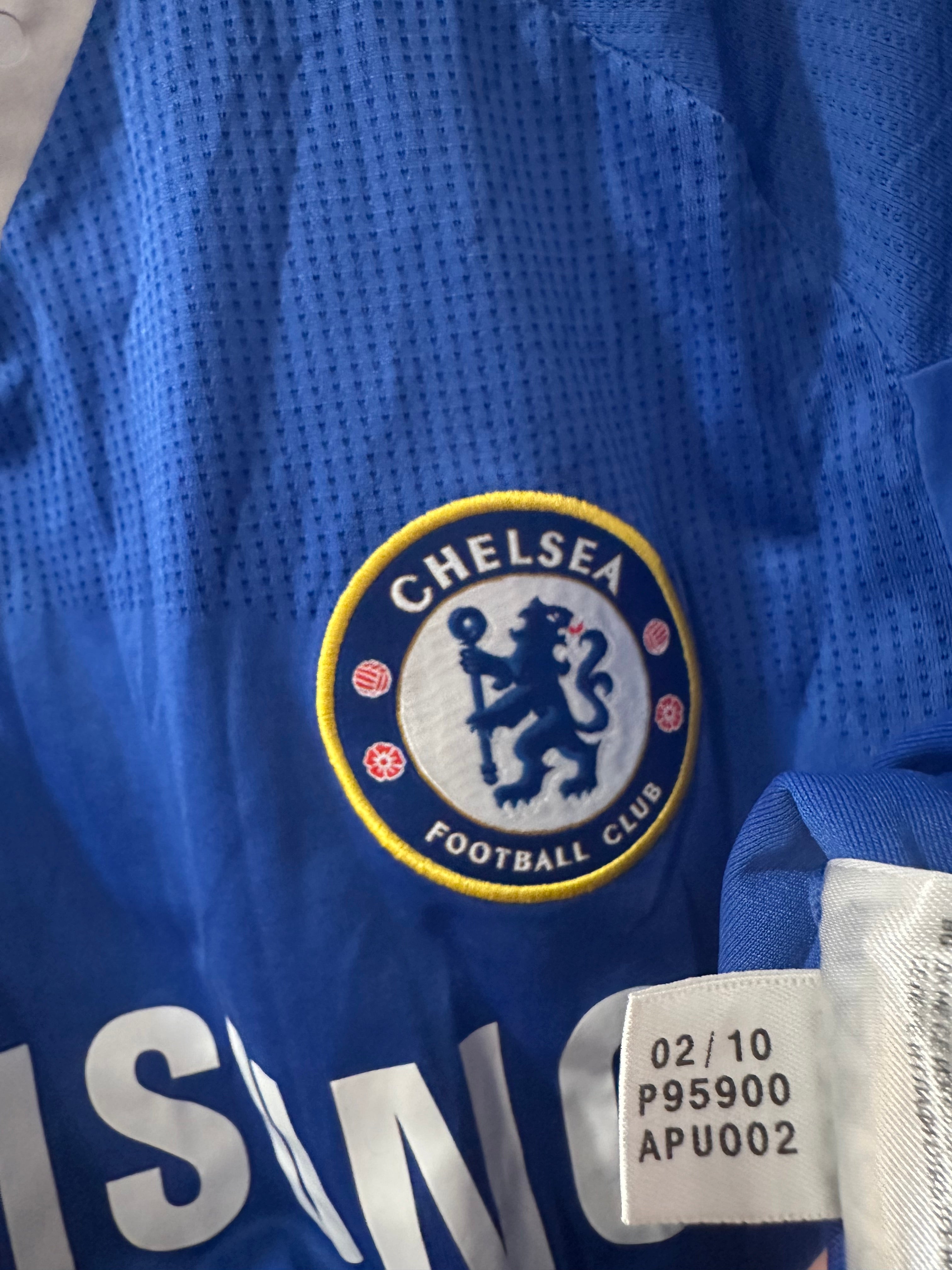 Chelsea 2010-11 Home Soccer Jersey (M)