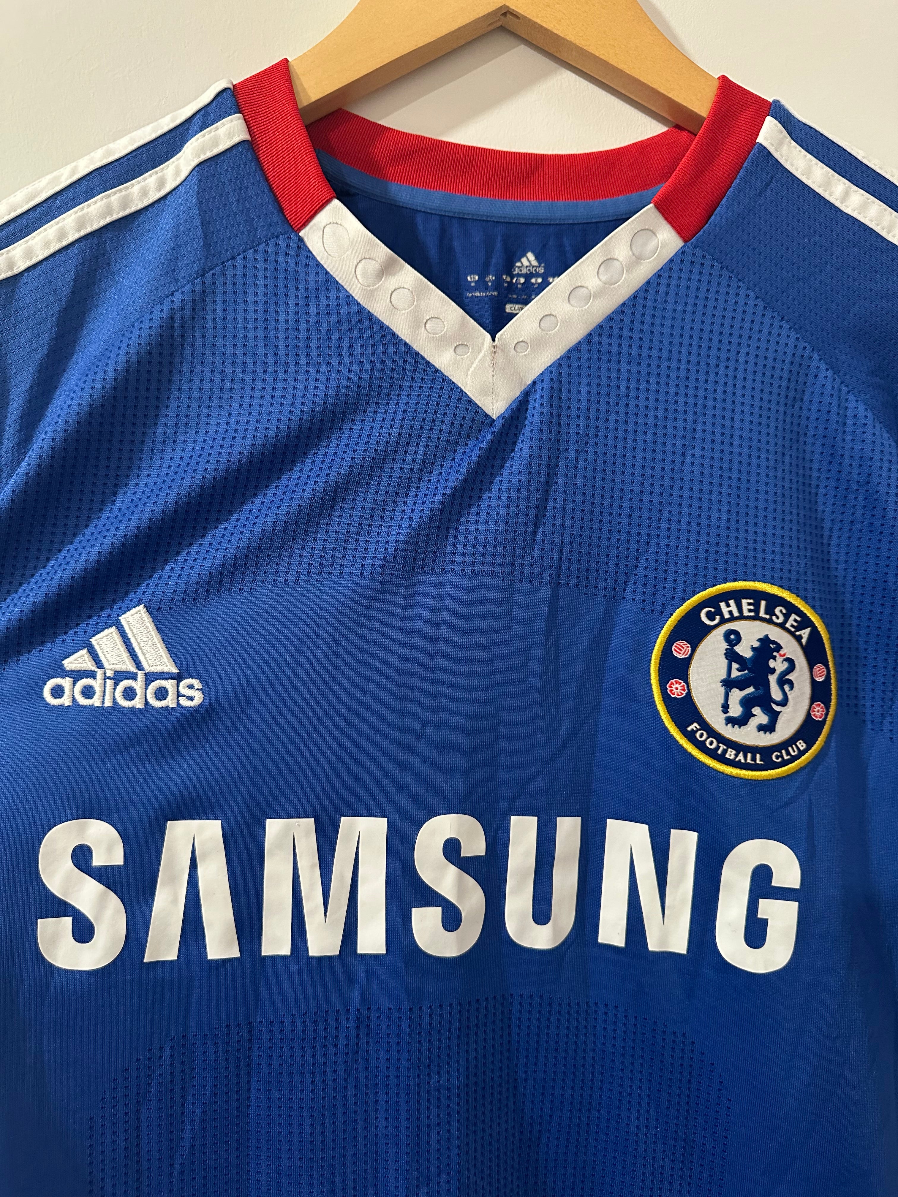 Chelsea 2010-11 Home Soccer Jersey (M)
