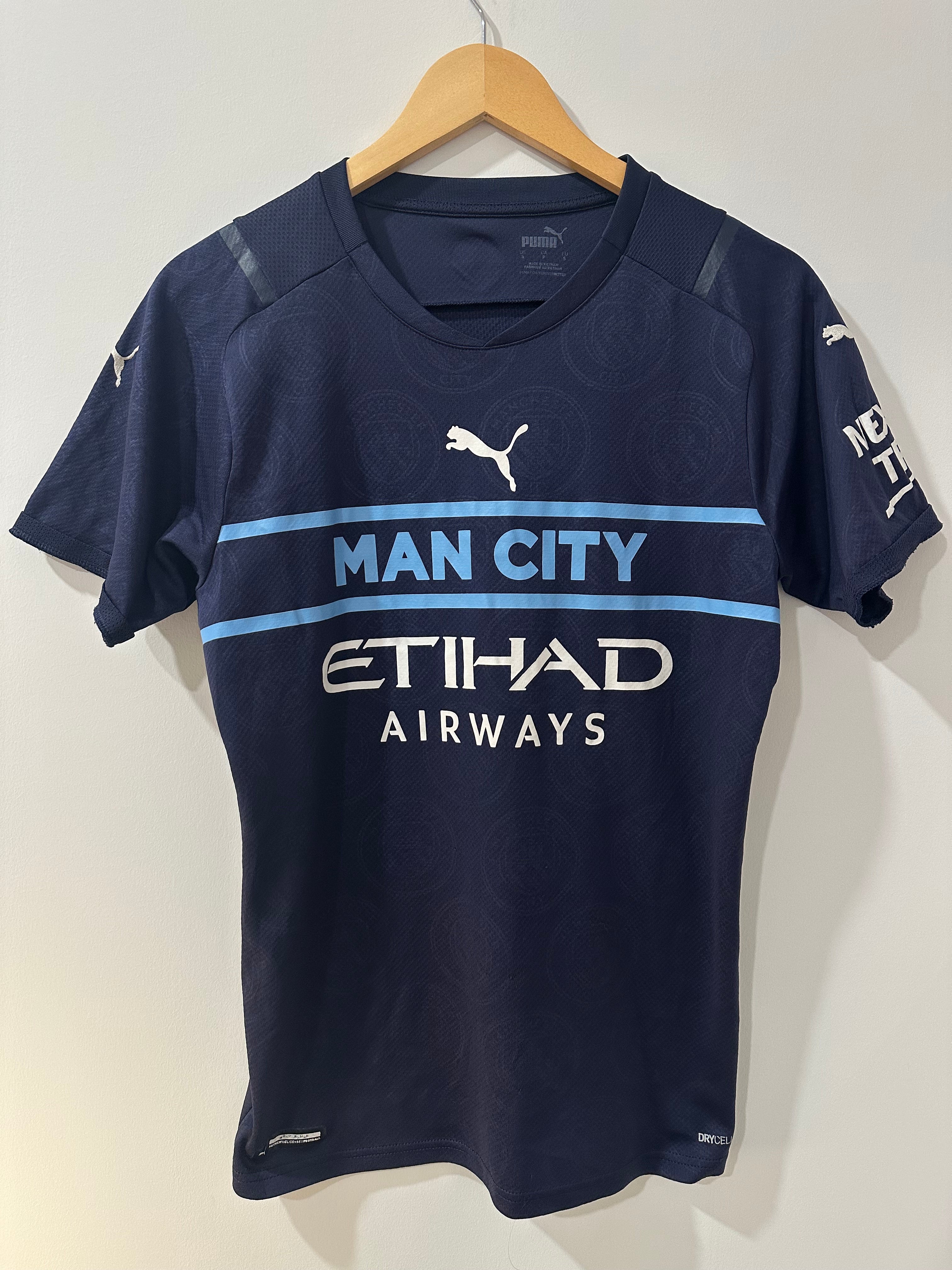 Manchester City 2021-22 Third Soccer Jersey (S)