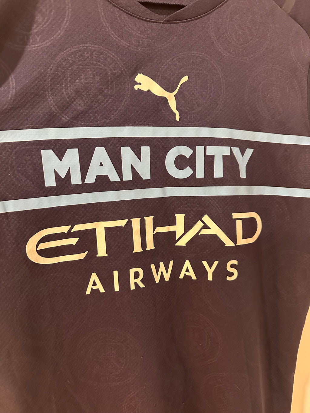 Manchester City 2021-22 Third Soccer Jersey (S)