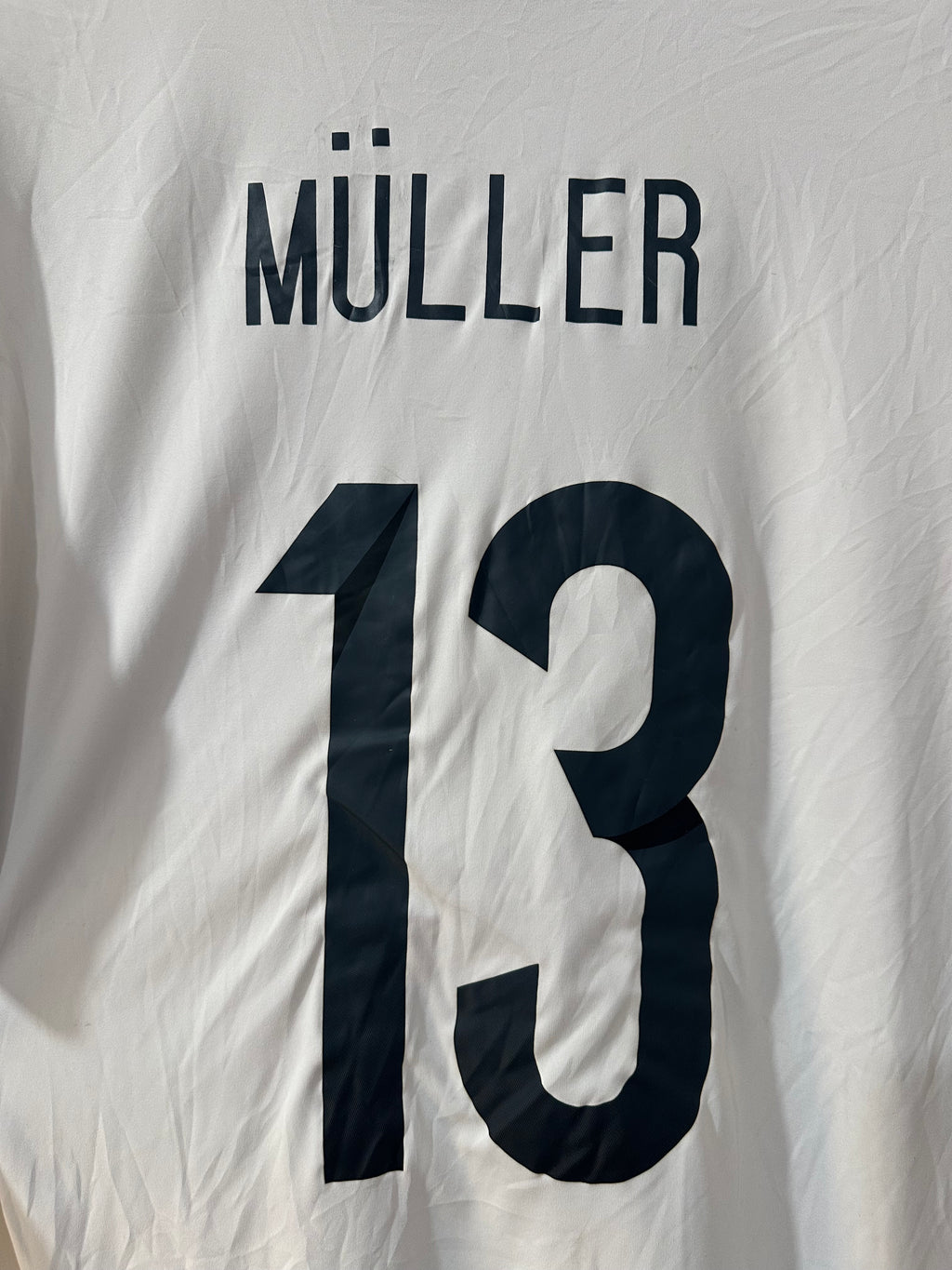 Germany 2016-17 Home Soccer Jersey Muller #13 (M)