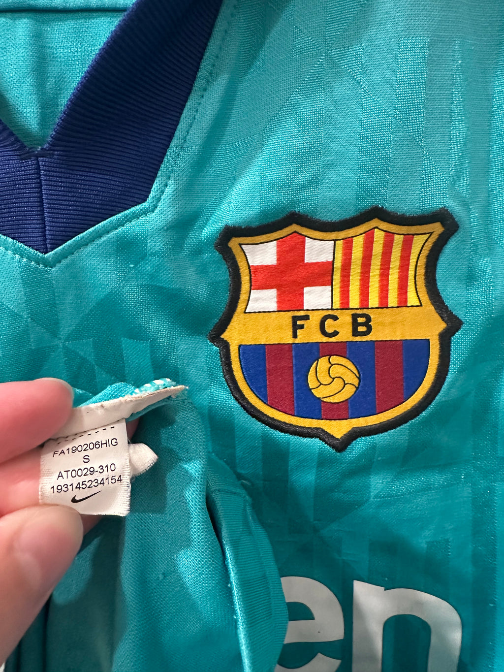 FC Barcelona 2019-20 Third Soccer Jersey Messi #10 (S)