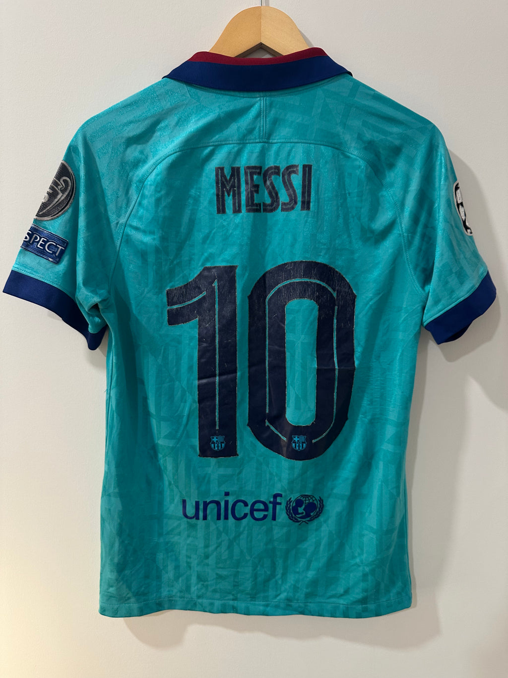 FC Barcelona 2019-20 Third Soccer Jersey Messi #10 (S)