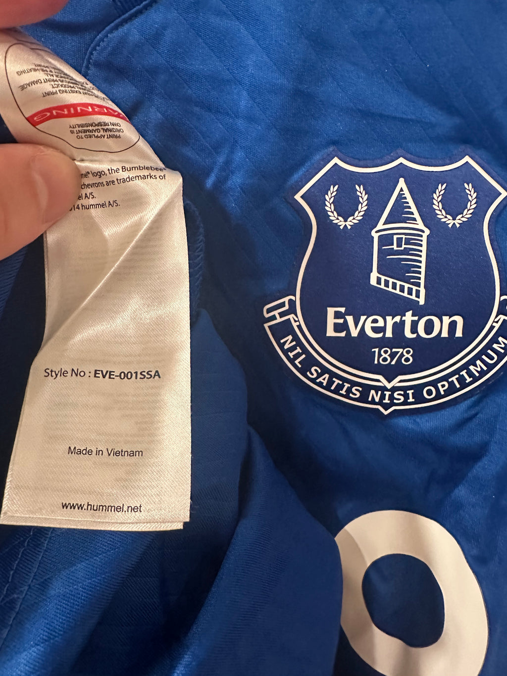 Everton 2020-21 Home Soccer Jersey (S)