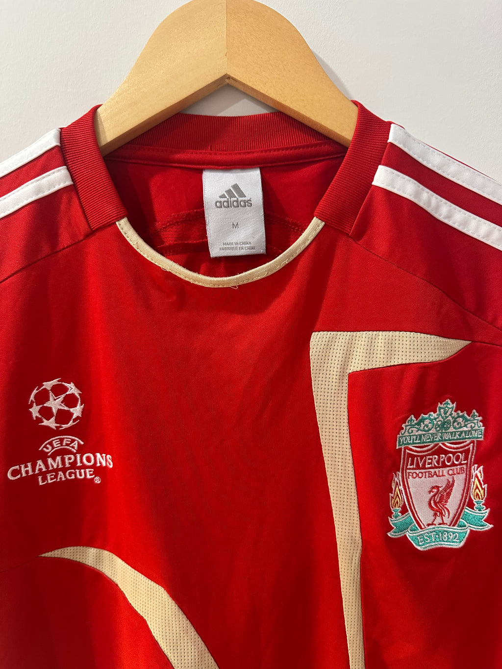 Liverpool 2009-10 Champions League Training Soccer Jersey (M)