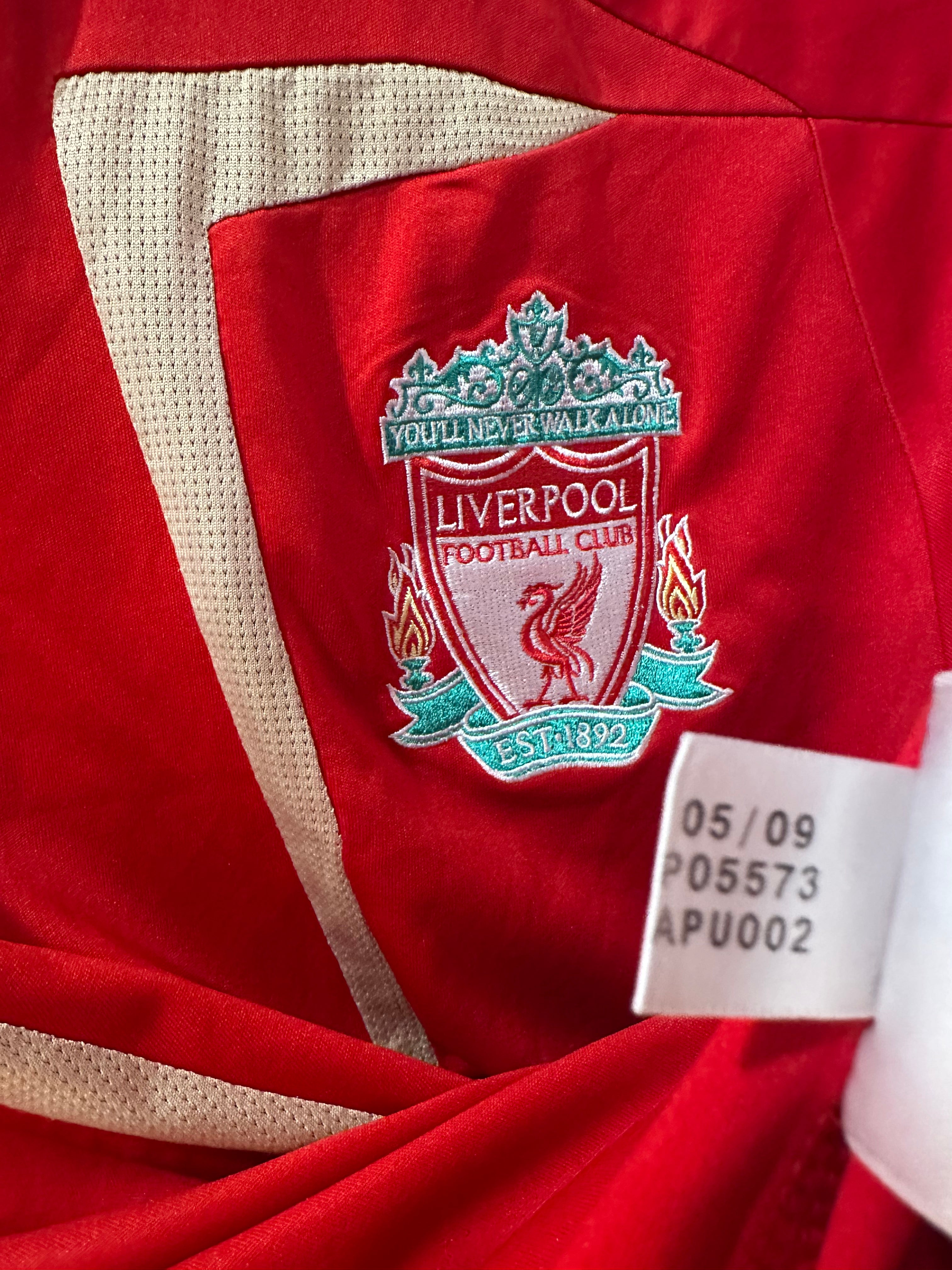Liverpool 2009-10 Champions League Training Soccer Jersey (M)