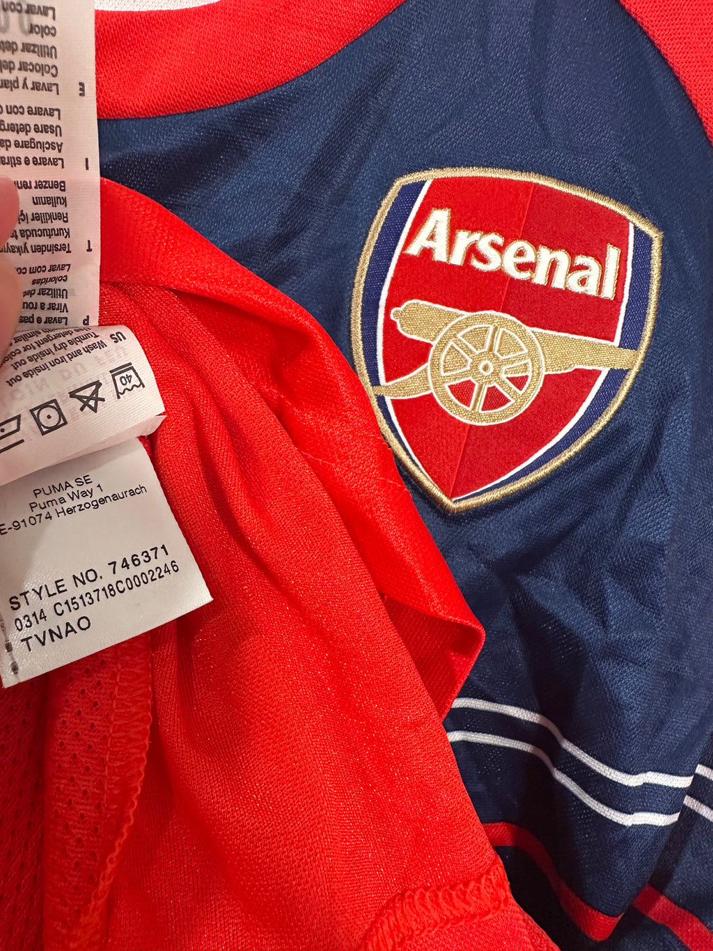 Arsenal 2015-16 Pre-Match Soccer Jersey (M)