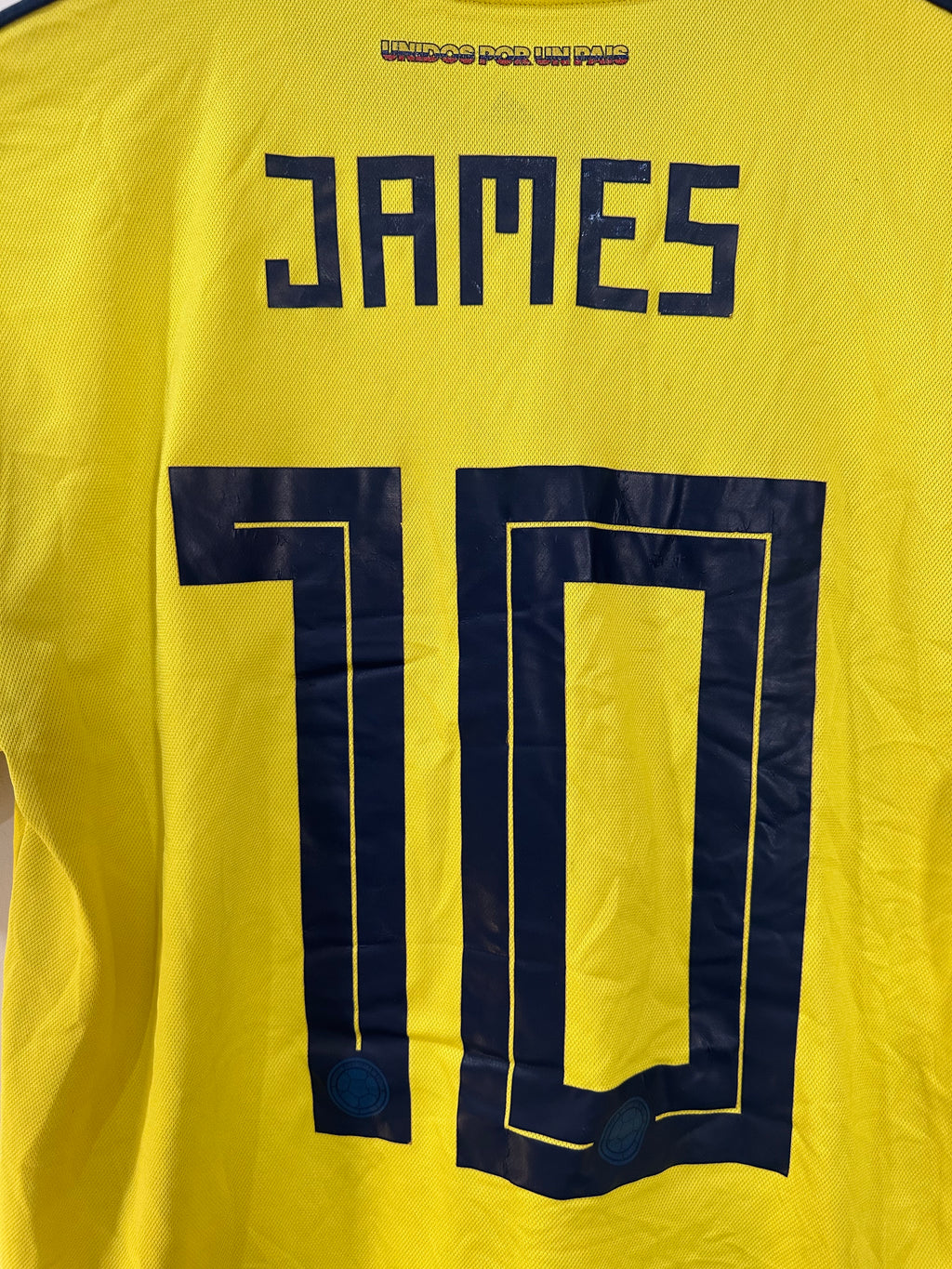 Colombia 2018-19 Home Soccer Jersey James #10 (S) [B Grade]