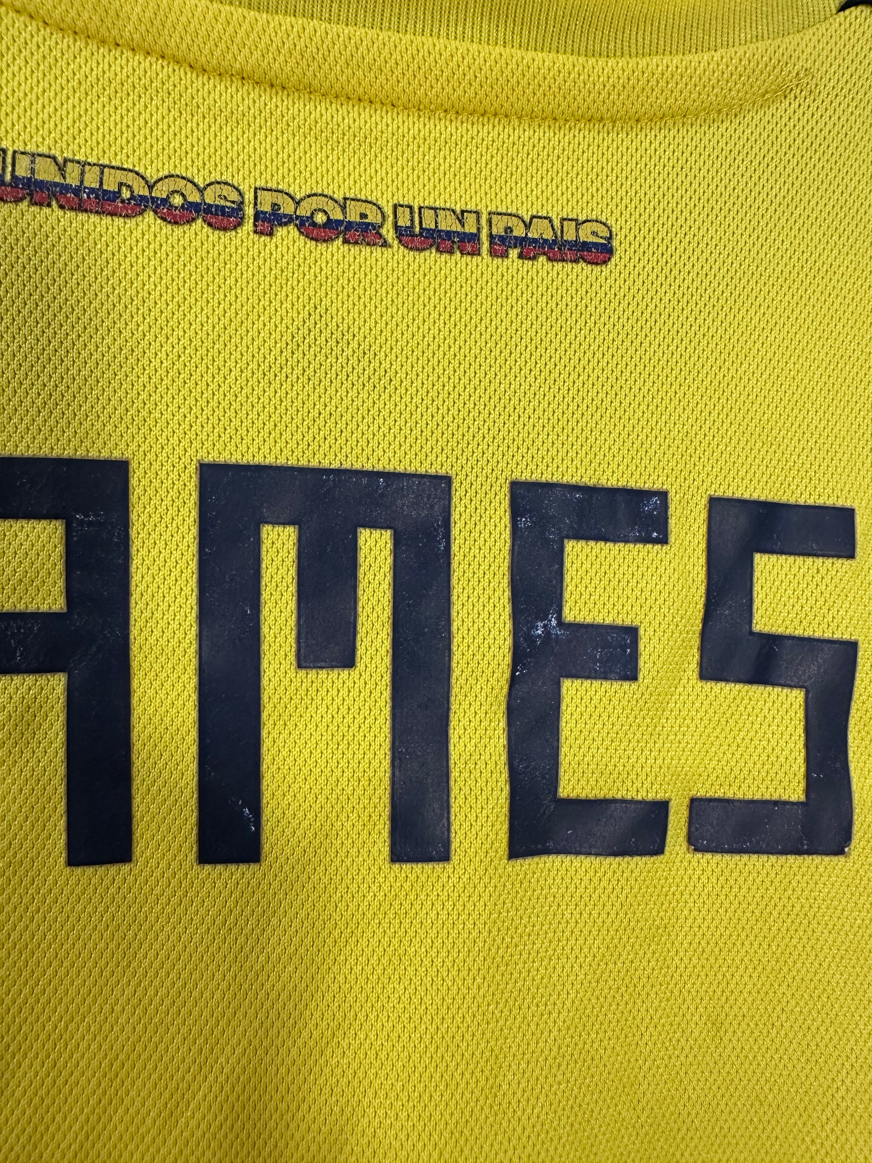 Colombia 2018-19 Home Soccer Jersey James #10 (S) [B Grade]