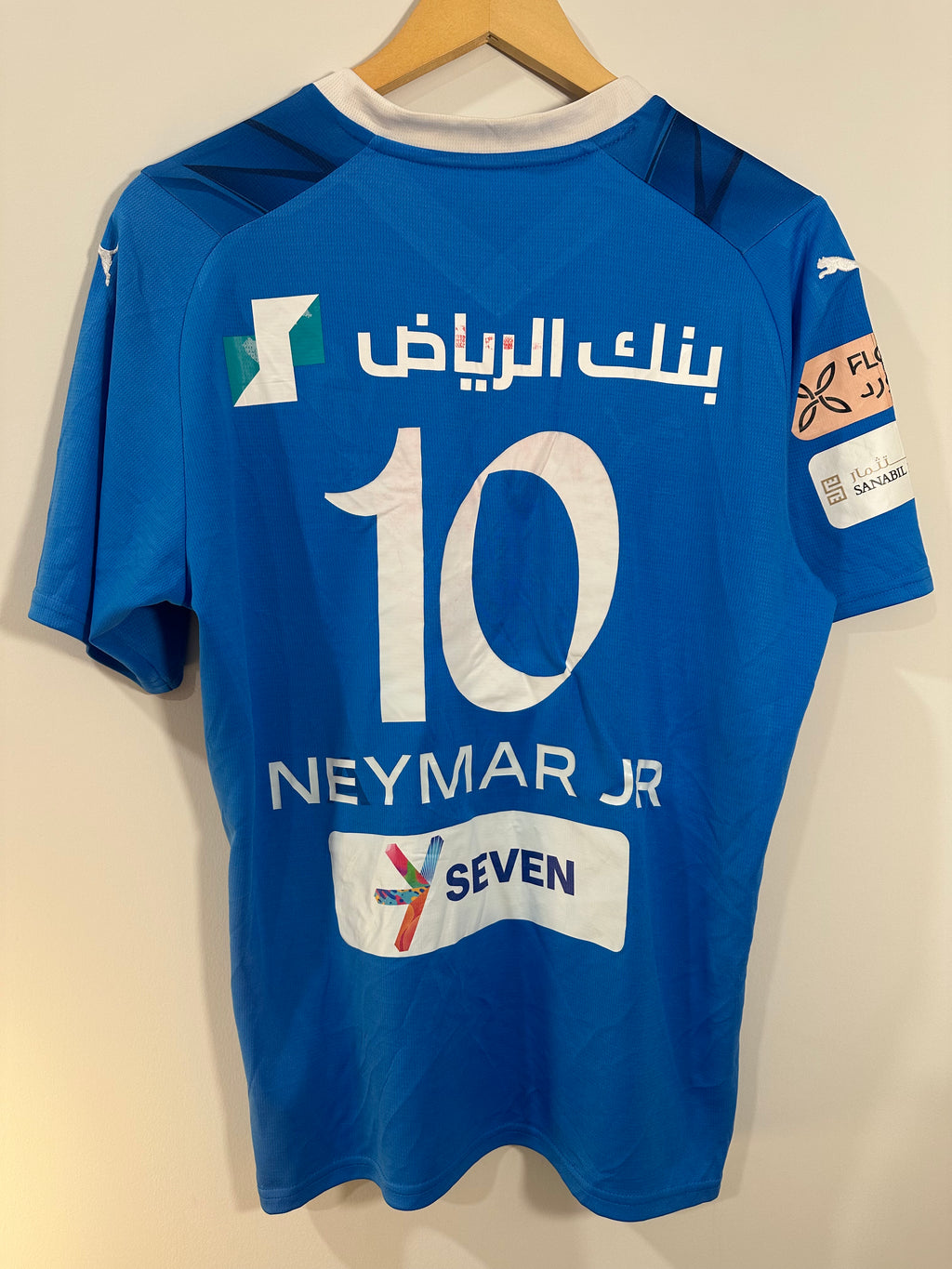 Al Hilal 2023-24 Home Soccer Jersey Neymar Jr. #10 (M)