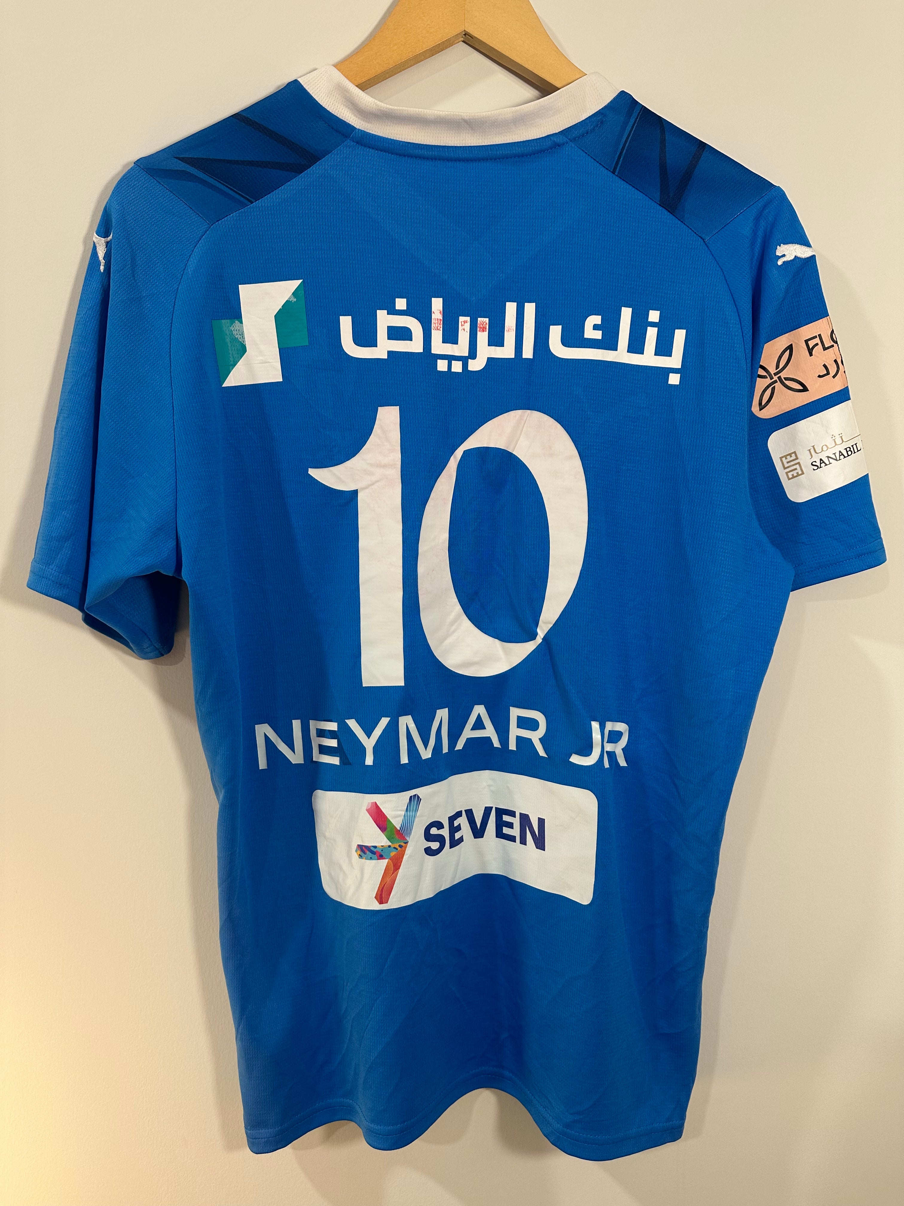 Al Hilal 2023-24 Home Soccer Jersey Neymar Jr. #10 (M)