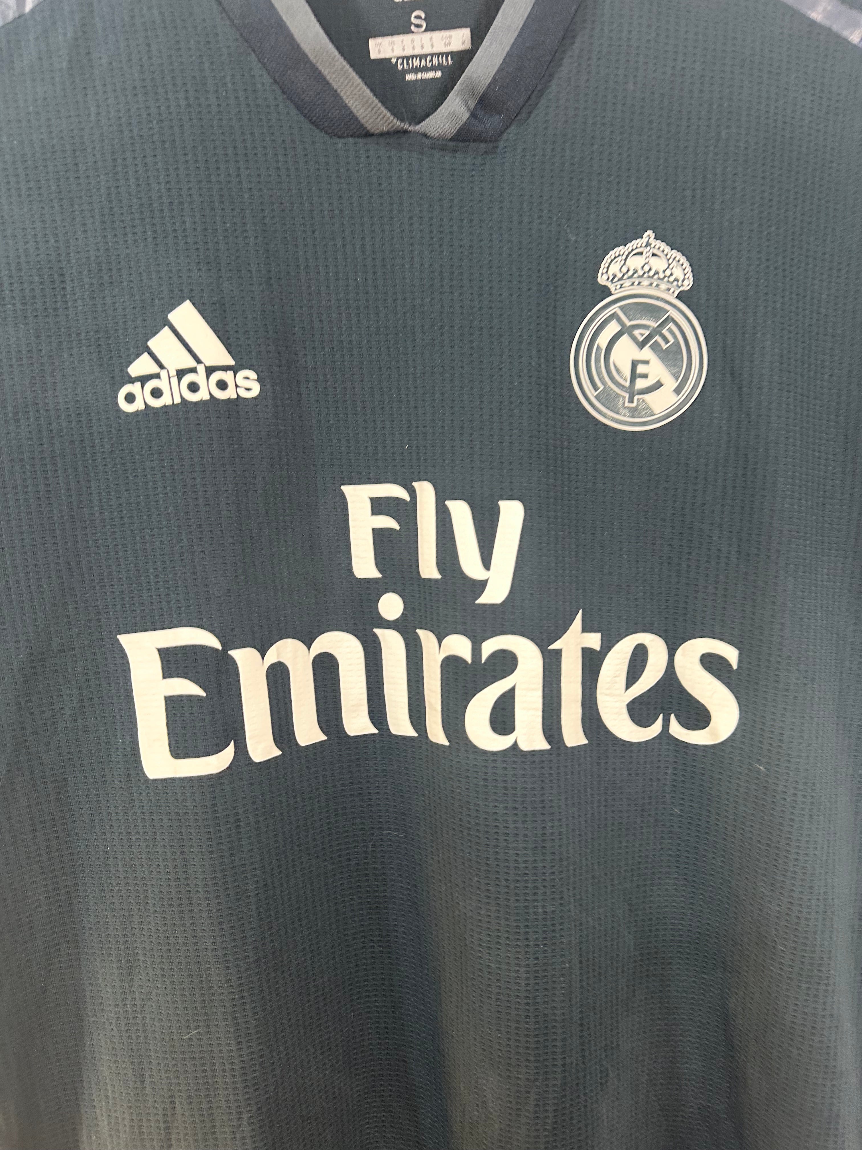Real Madrid 2018-19 Away Soccer Jersey Authentic Version (S)