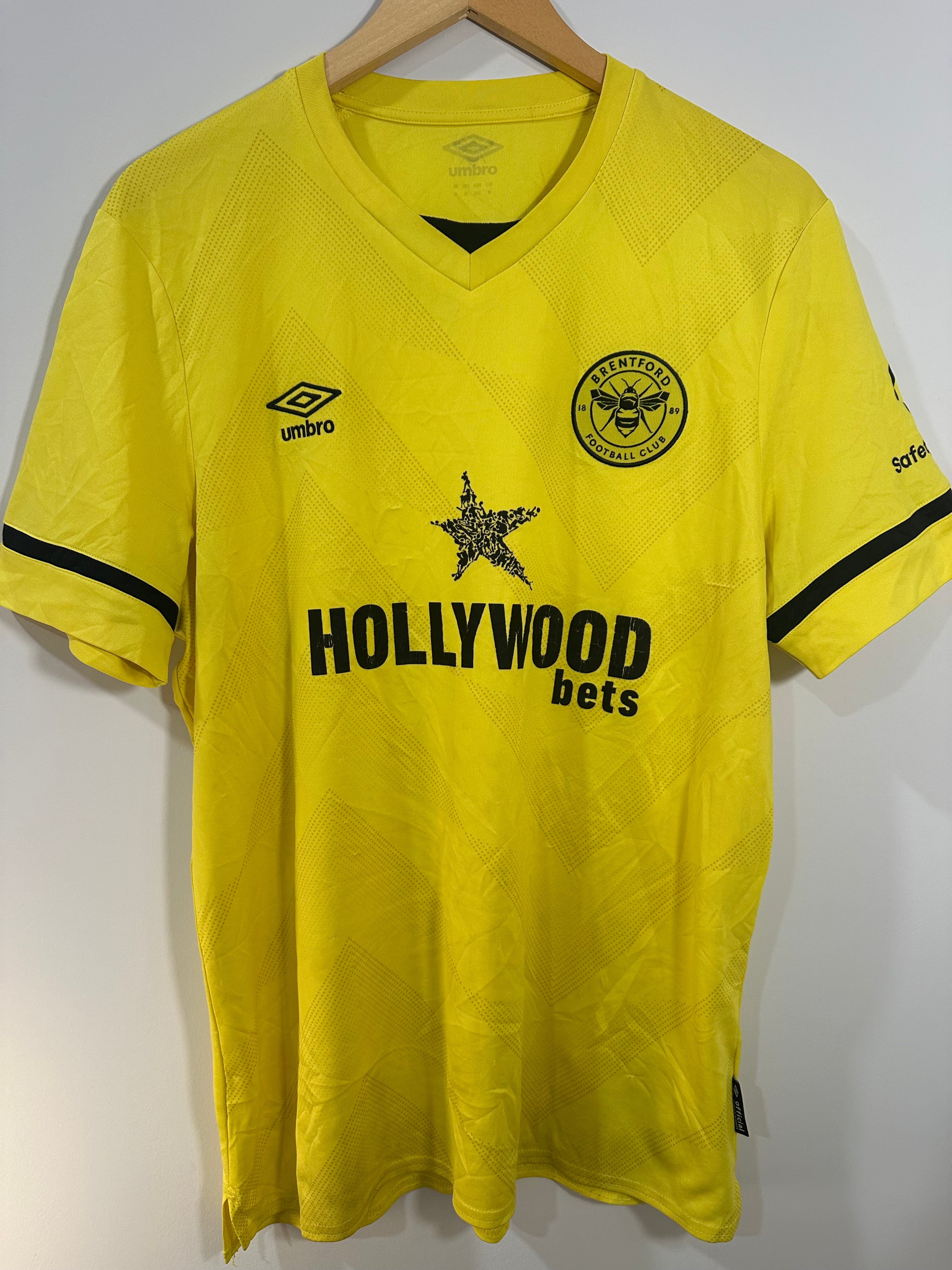 Brentford 2021-22 Away Soccer Jersey (XL)