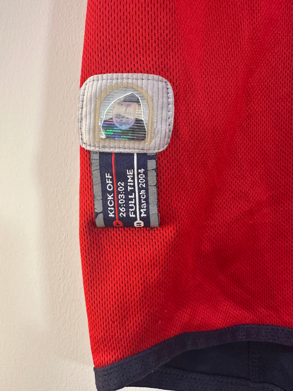 England 2002-04 Away Soccer Jersey (L)