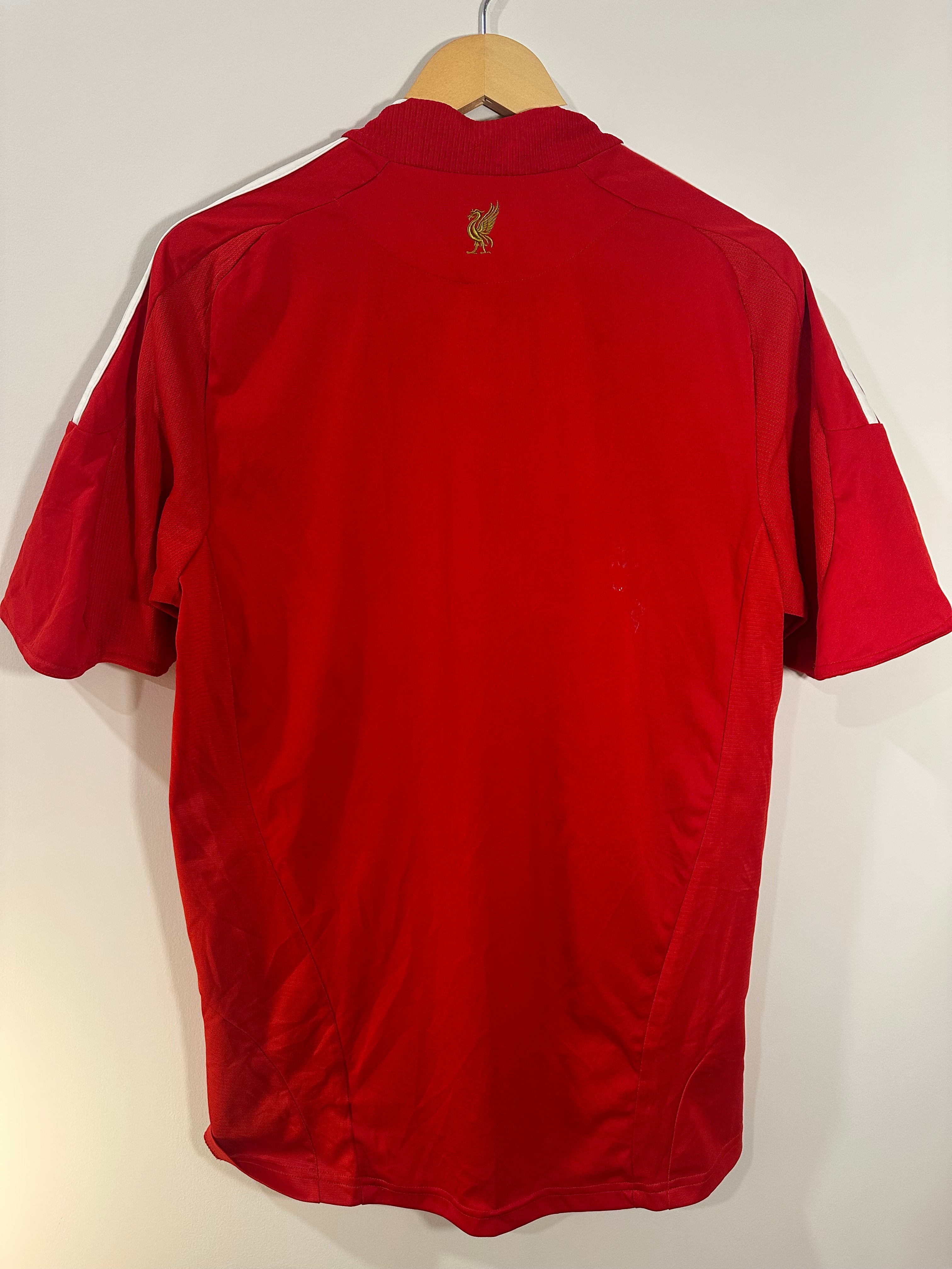 Liverpool 2008-10 Home Soccer Jersey (M)