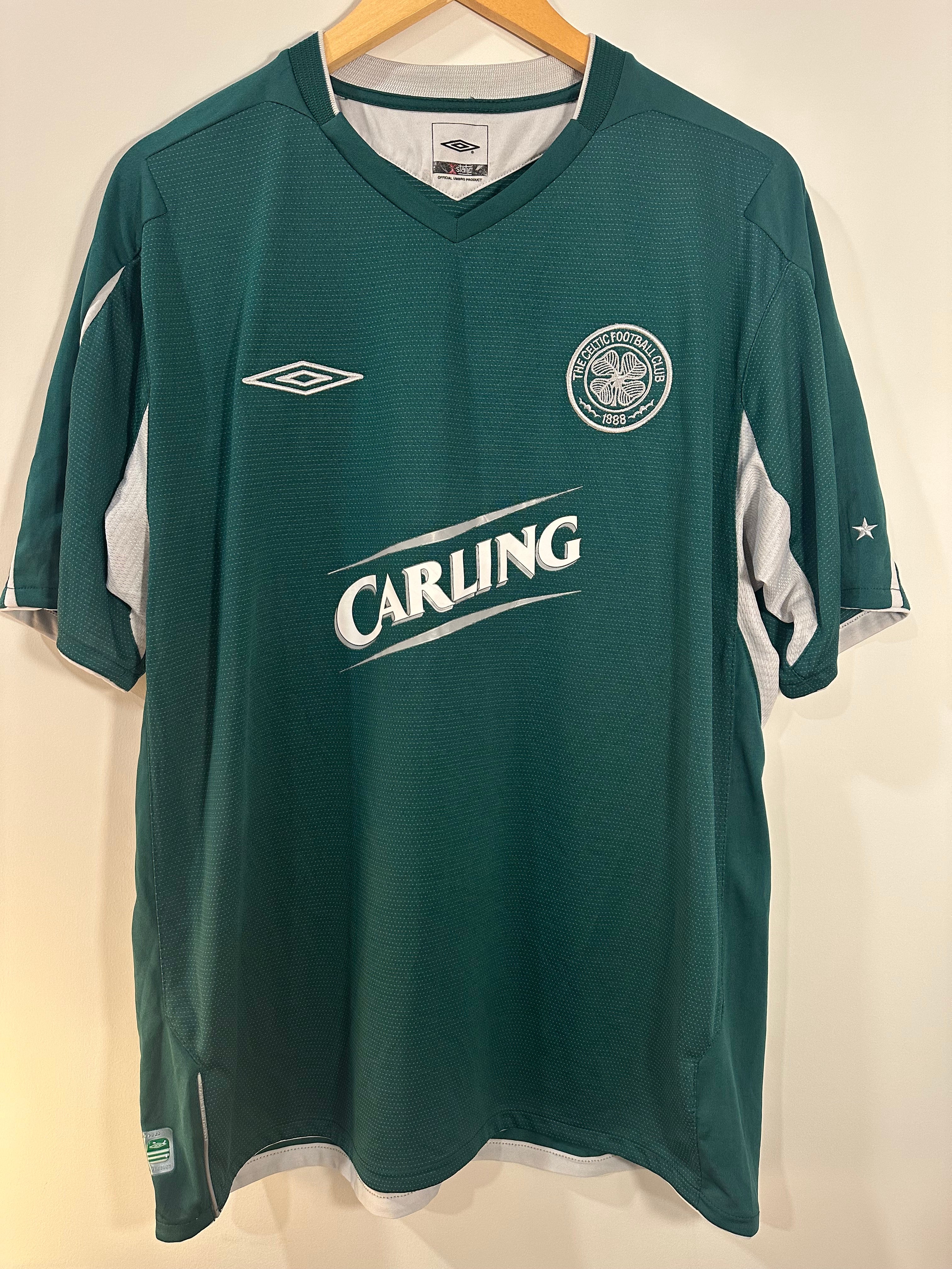 Celtic 2004-05 Away Soccer Jersey (XL)