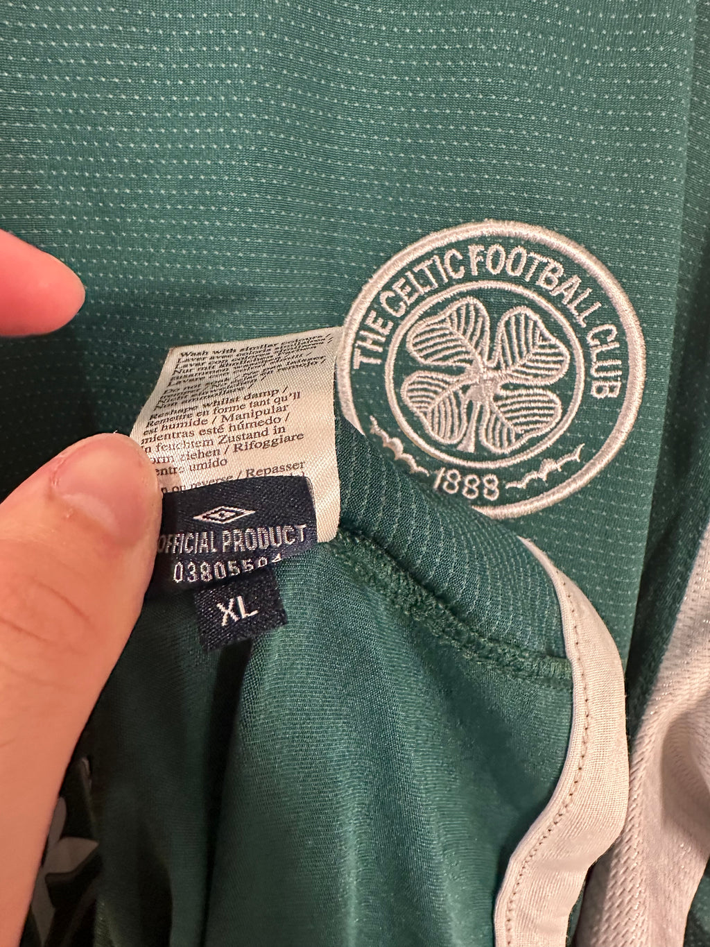 Celtic 2004-05 Away Soccer Jersey (XL)