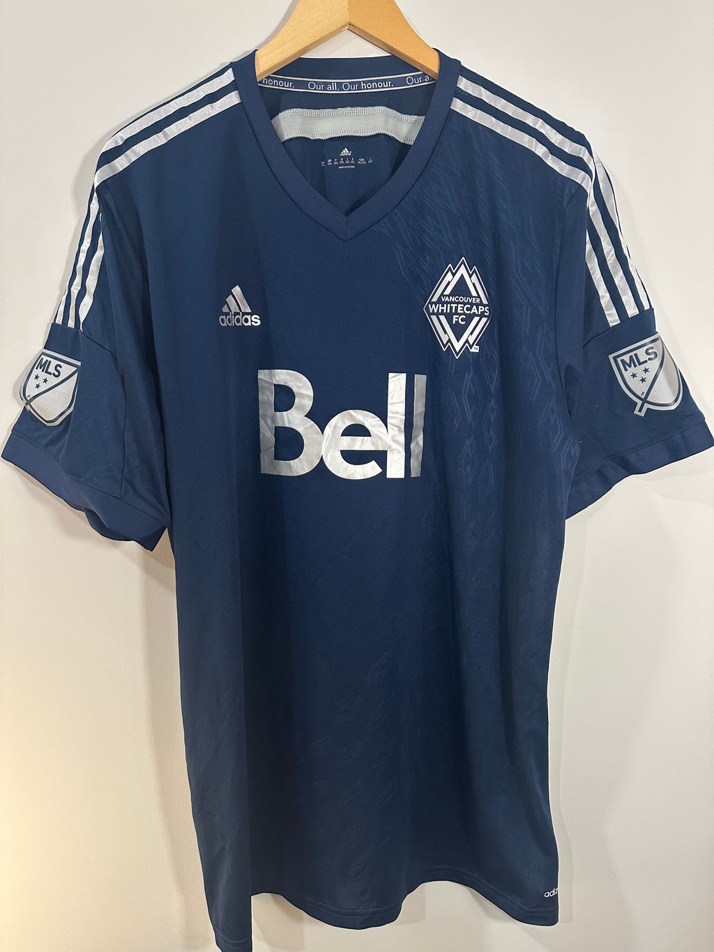 Vancouver Whitecaps 2015 Away Soccer Jersey Authentic Version (2XL)