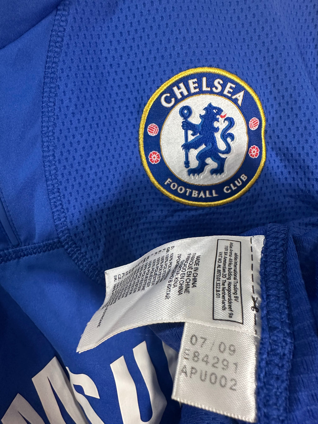 Chelsea 2009-10 Home Soccer Jersey (M)