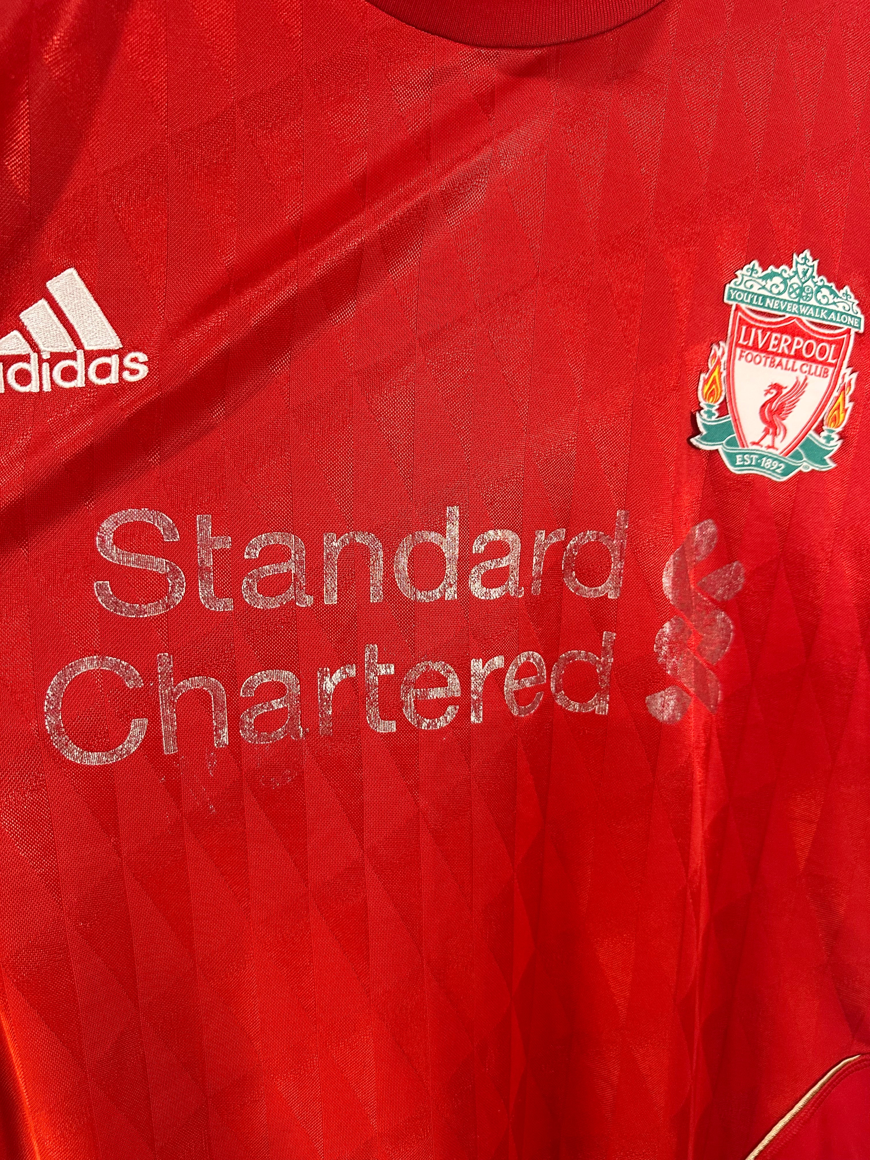 Liverpool 2010-12 Home Soccer Jersey (L) [B Grade]