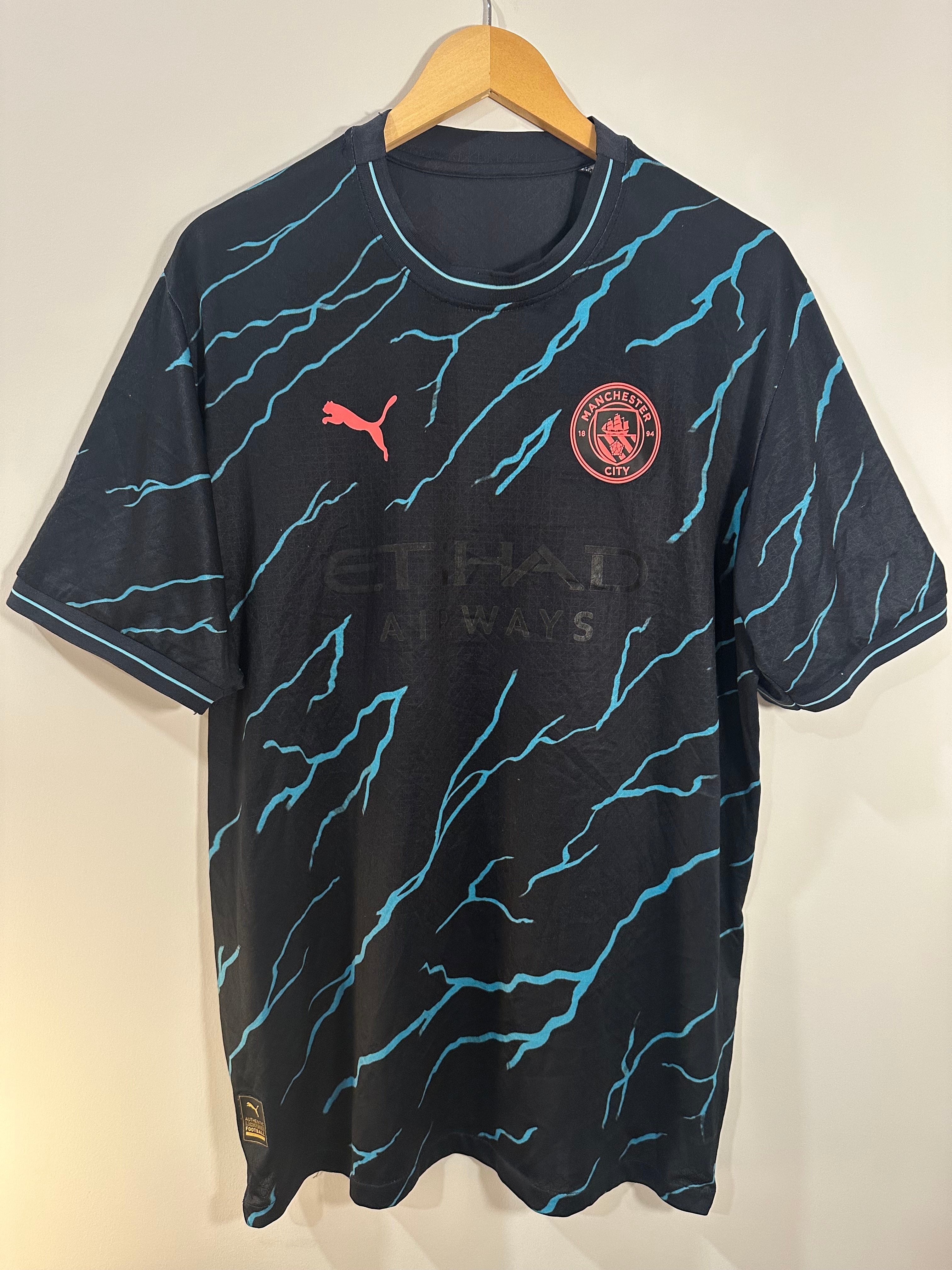 Manchester City 2023-24 Third Soccer Jersey (L) [B Grade]