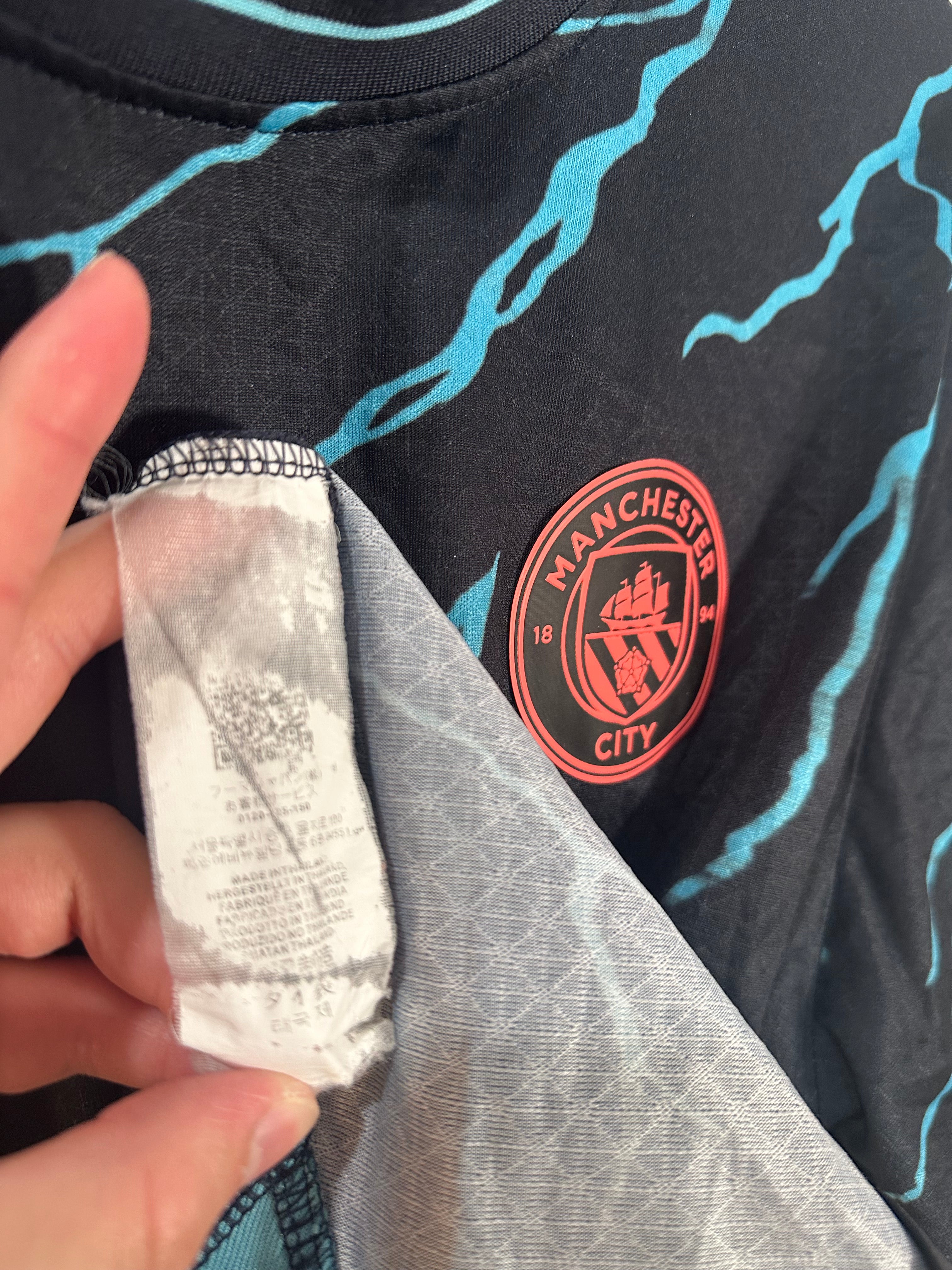 Manchester City 2023-24 Third Soccer Jersey (L) [B Grade]