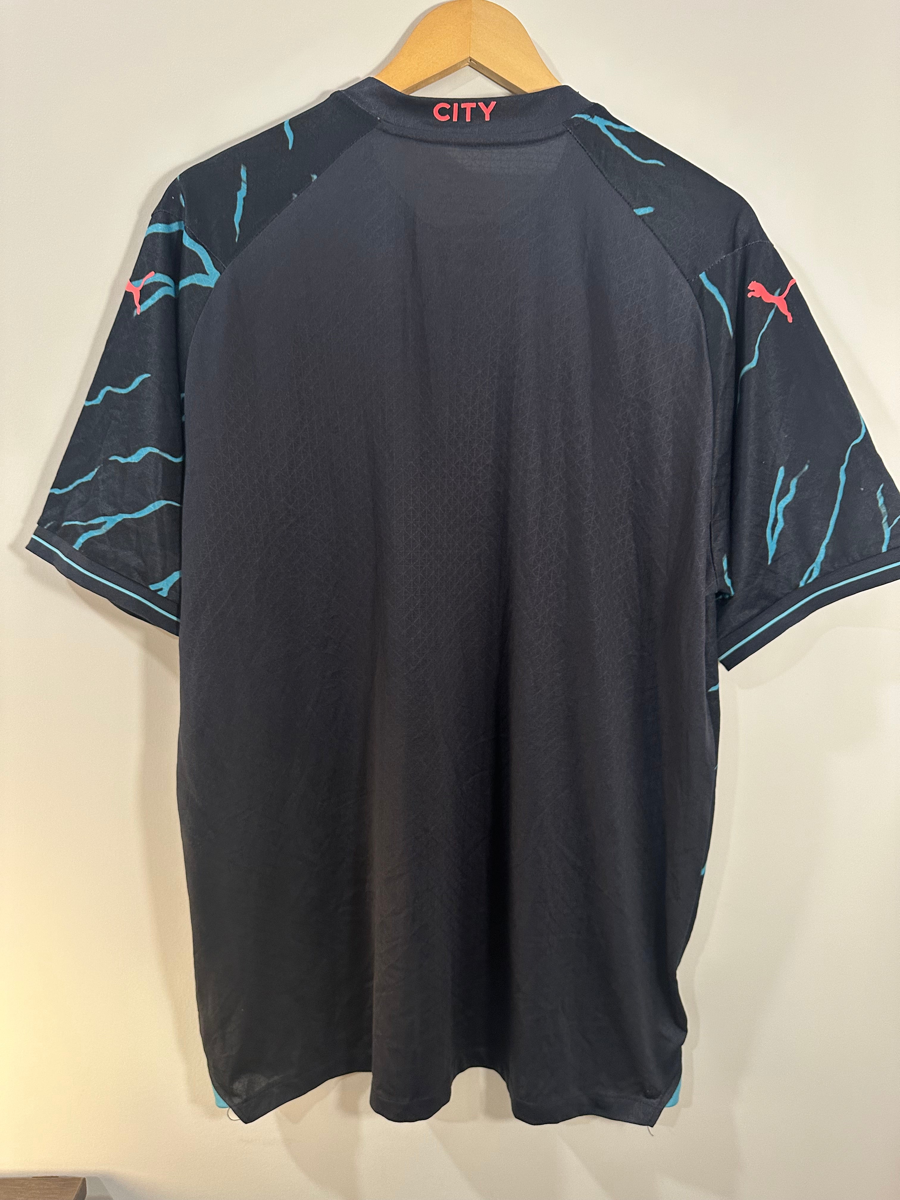 Manchester City 2023-24 Third Soccer Jersey (L) [B Grade]