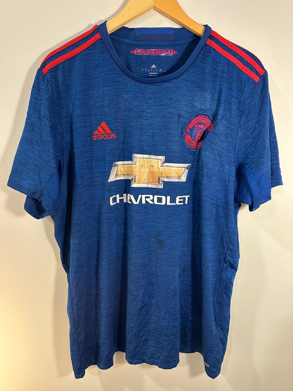 Manchester United 2016-17 Away Soccer Jersey (XL) [B Grade]
