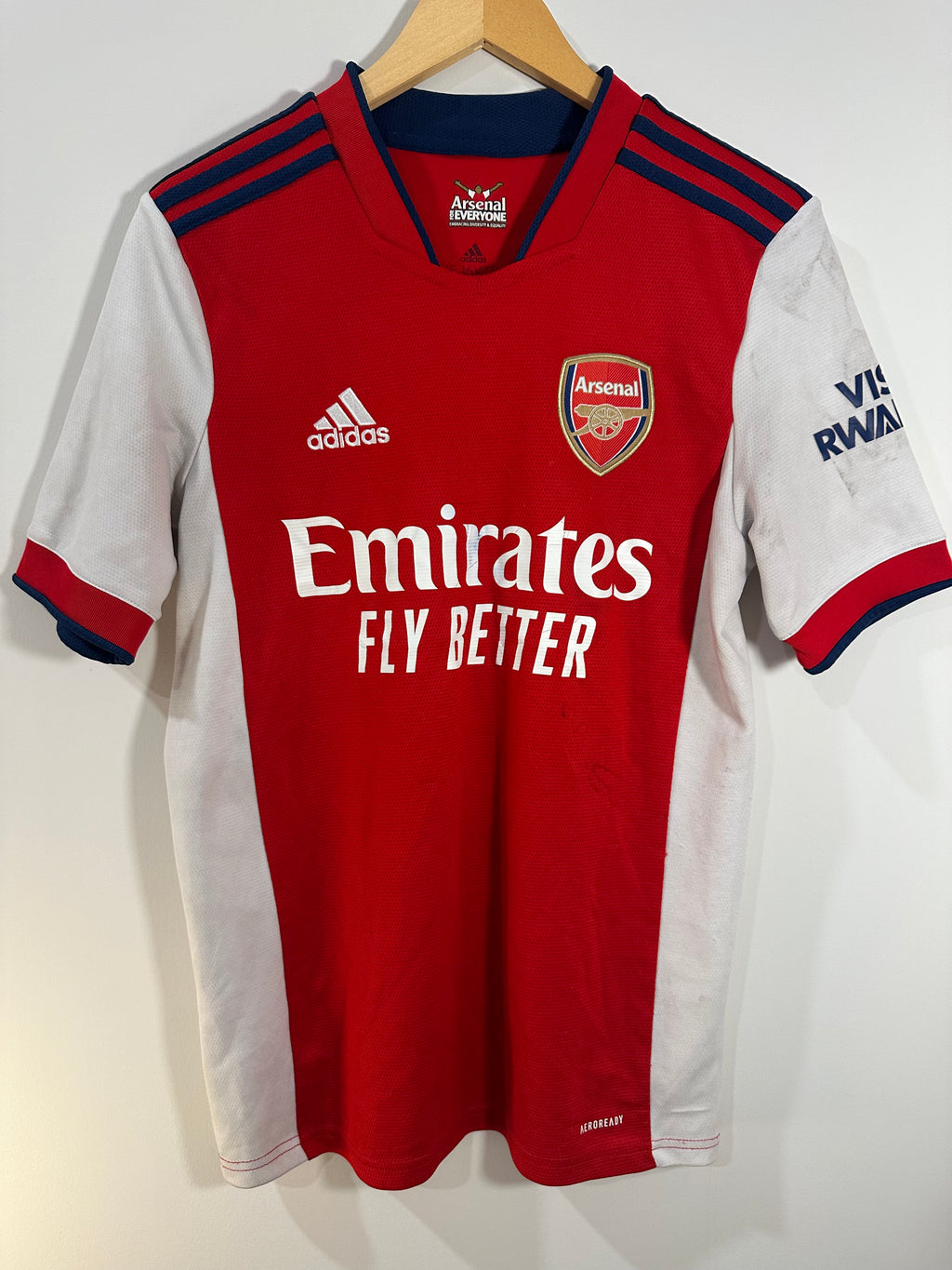 Arsenal 2021-22 Home Soccer Jersey (Youth XL) [B Grade]