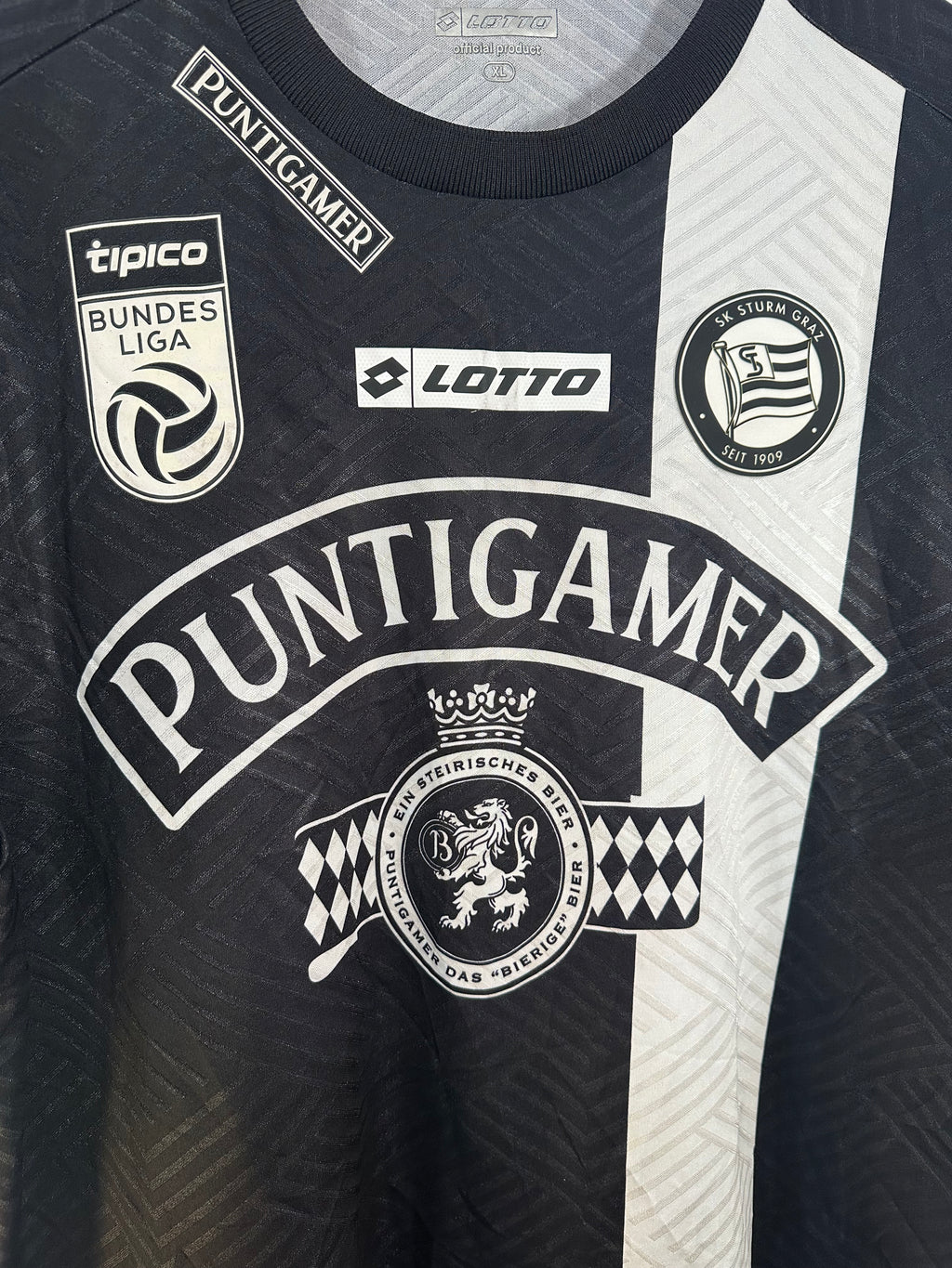 Sturm Graz 2020-21 Away Soccer Jersey (XL) [Custom Name]