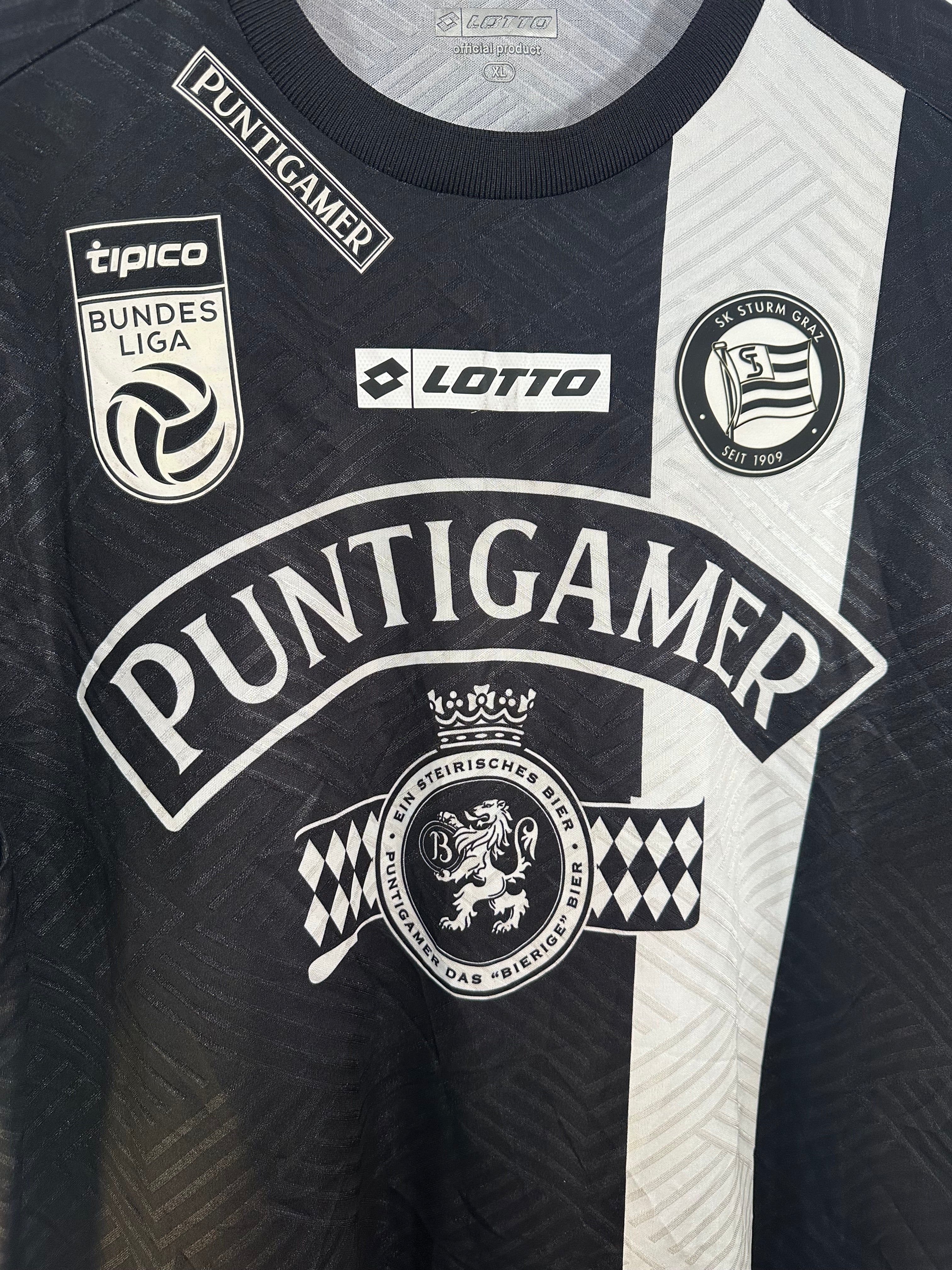 Sturm Graz 2020-21 Away Soccer Jersey (XL) [Custom Name]